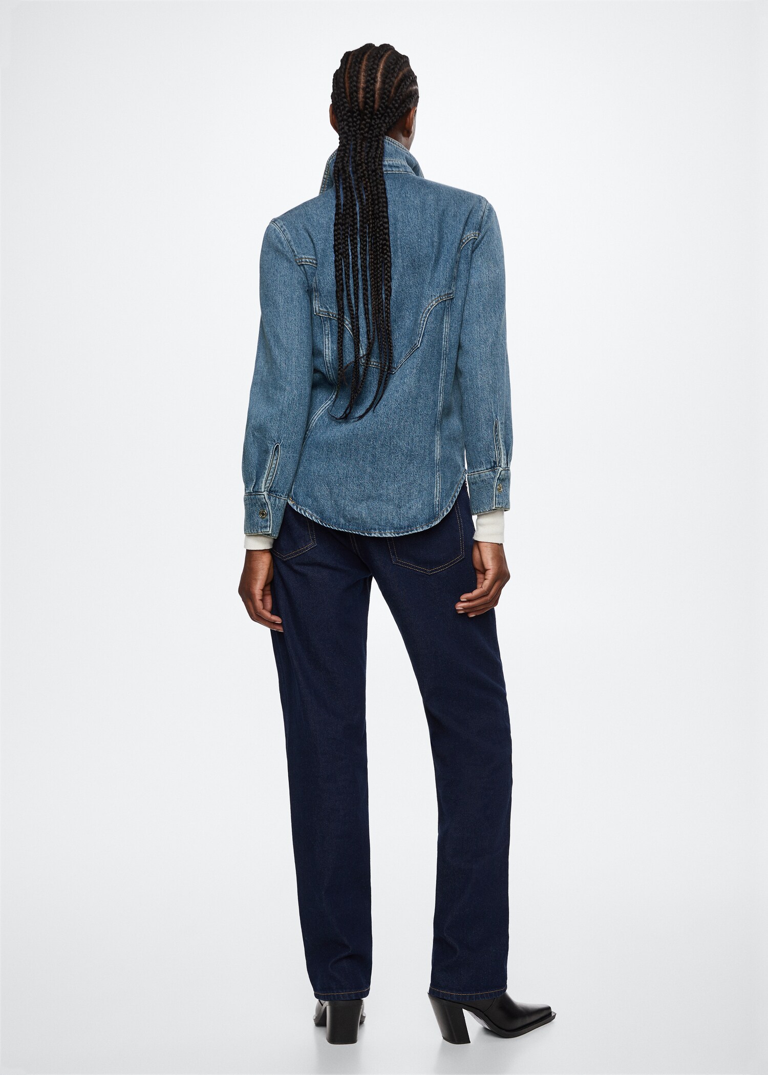 Camisa denim algodón - Reverso del artículo