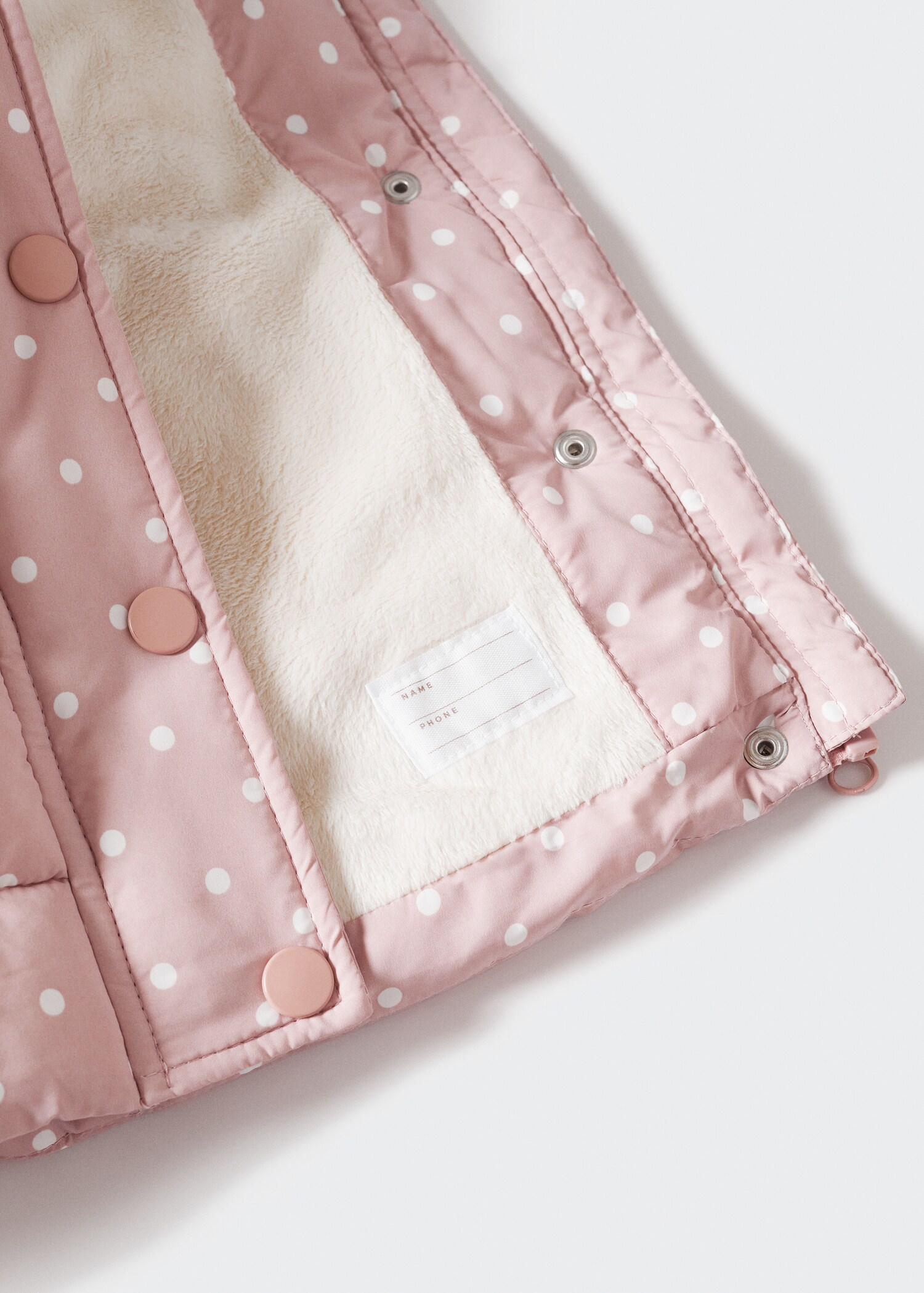 Faux-fur quilted coat - Details of the article 8