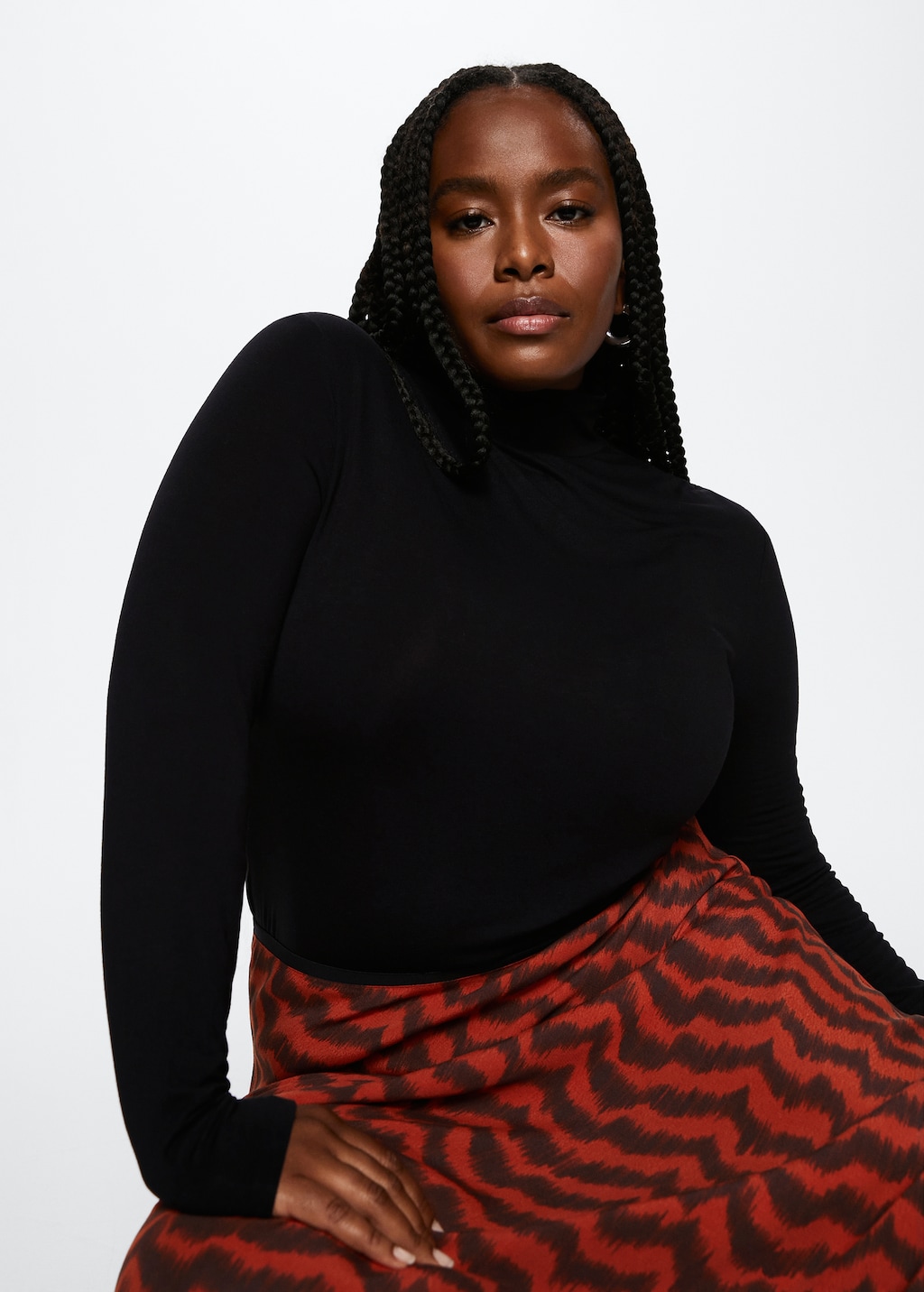 Long sleeve turtleneck shirt discount