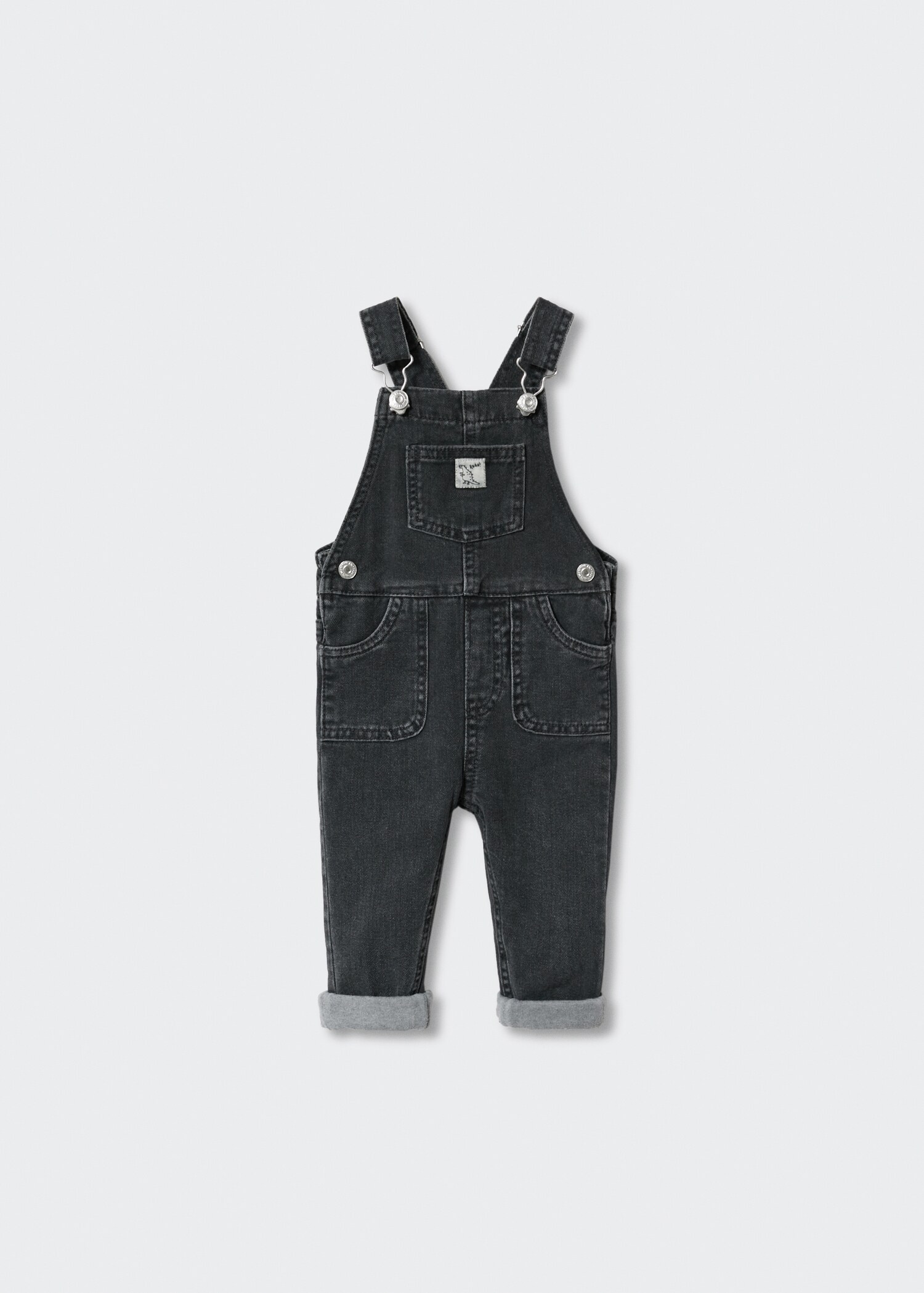 Gefütterte Jeans-Latzhose - Artikel ohne Model
