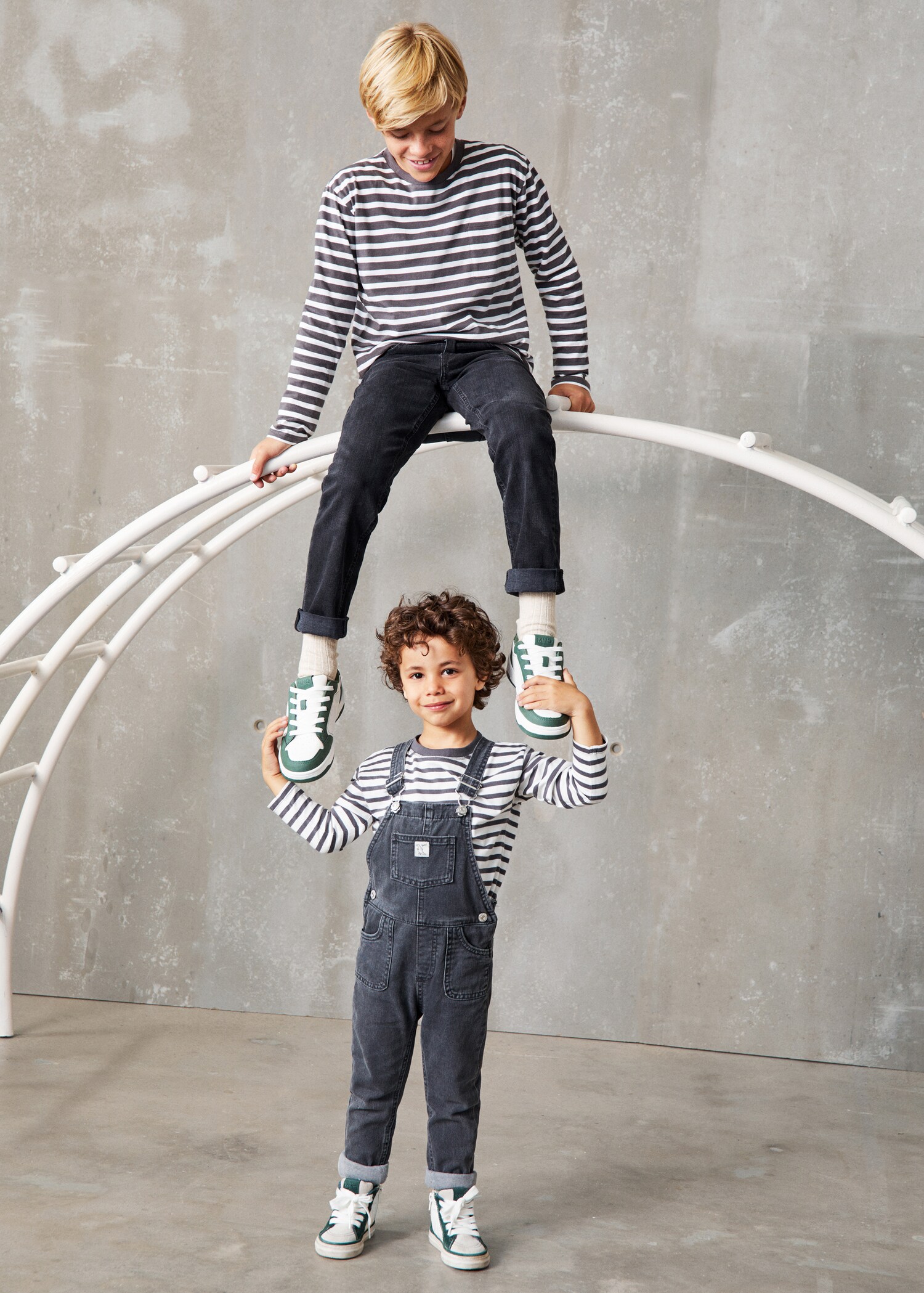 Gefütterte Jeans-Latzhose - Detail des Artikels 5