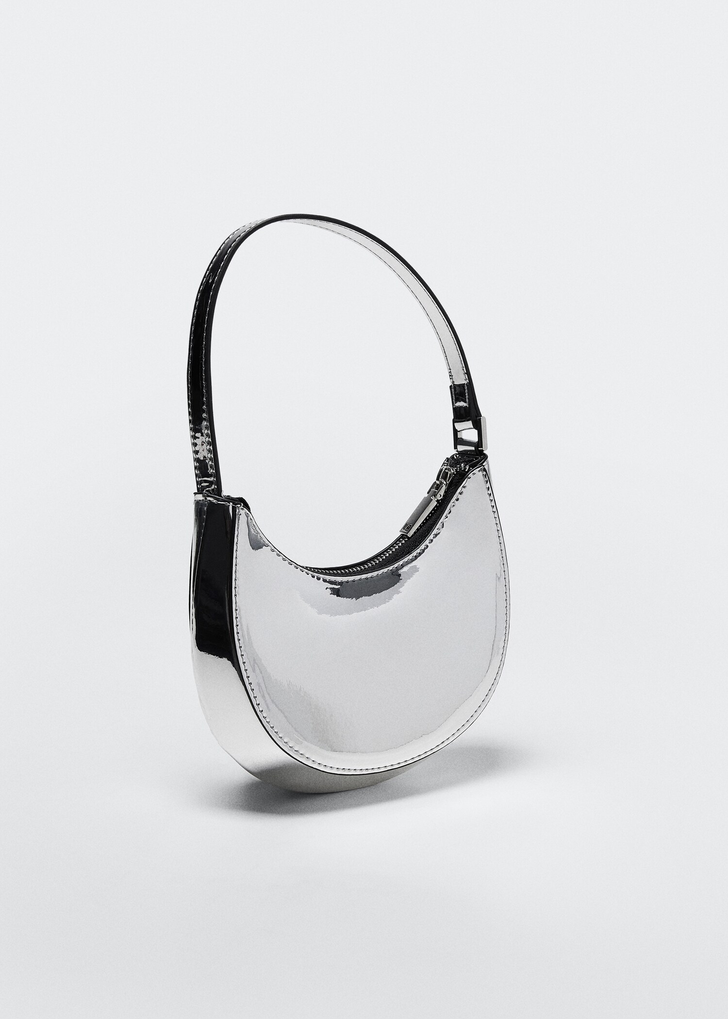Oval short handle bag - Medium plane