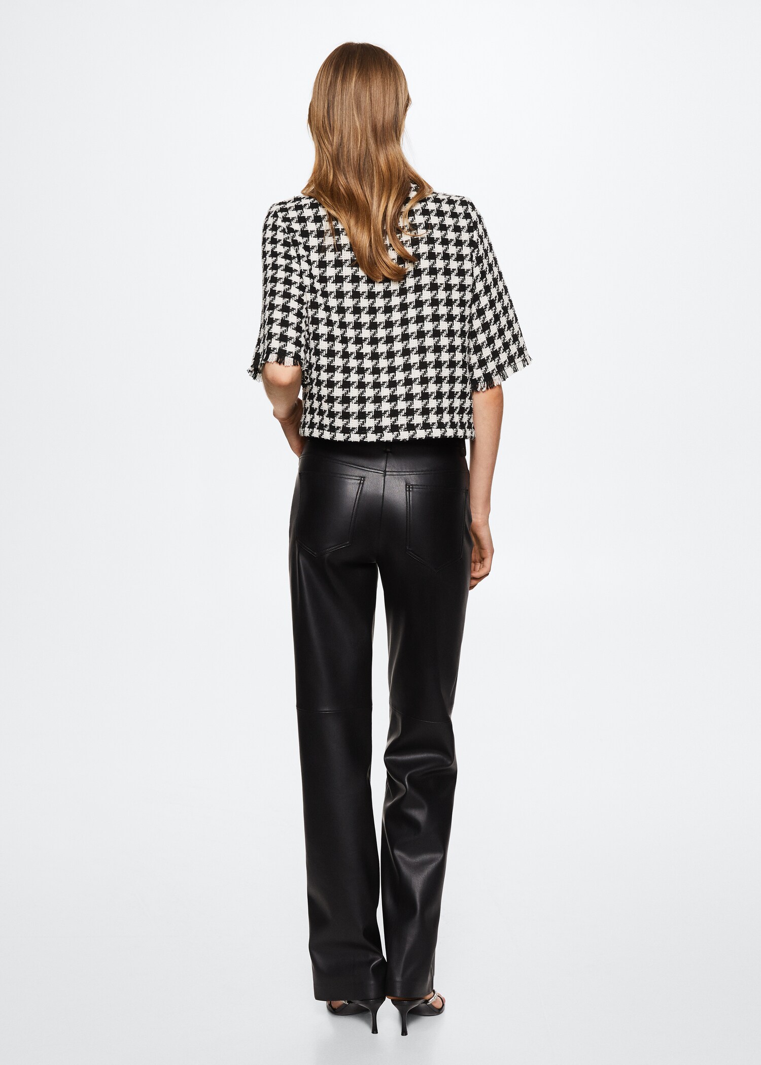 Tweed top with buttons - Reverse of the article