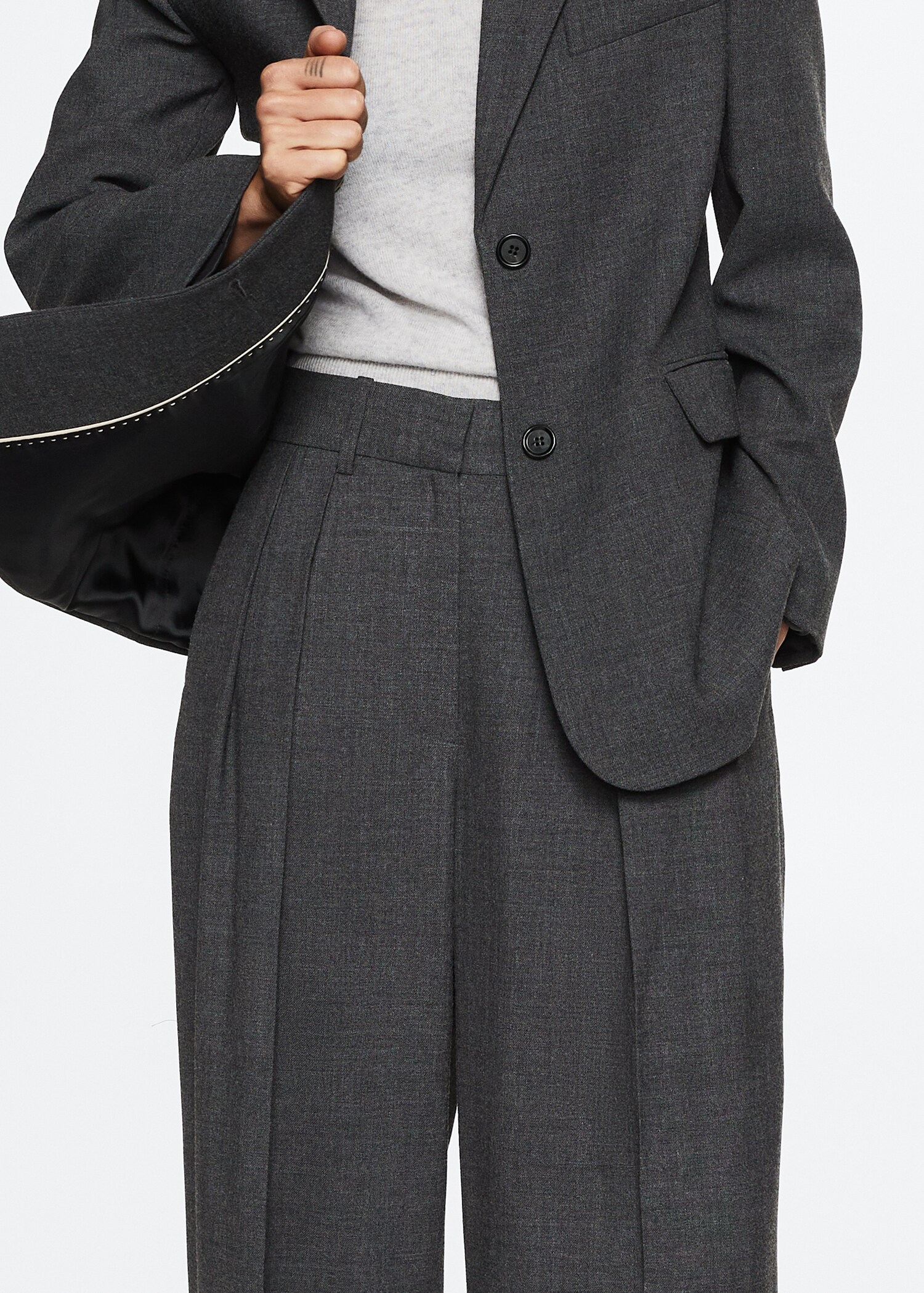 Wool suit pants - Details of the article 2