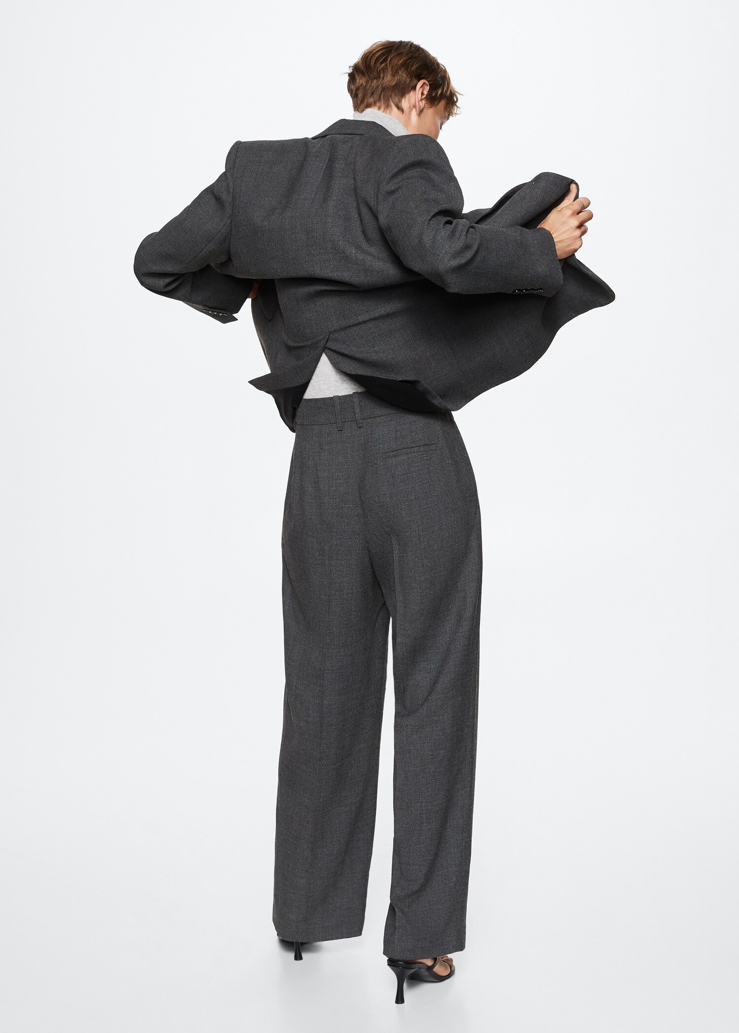 Wool suit pants - Reverse of the article