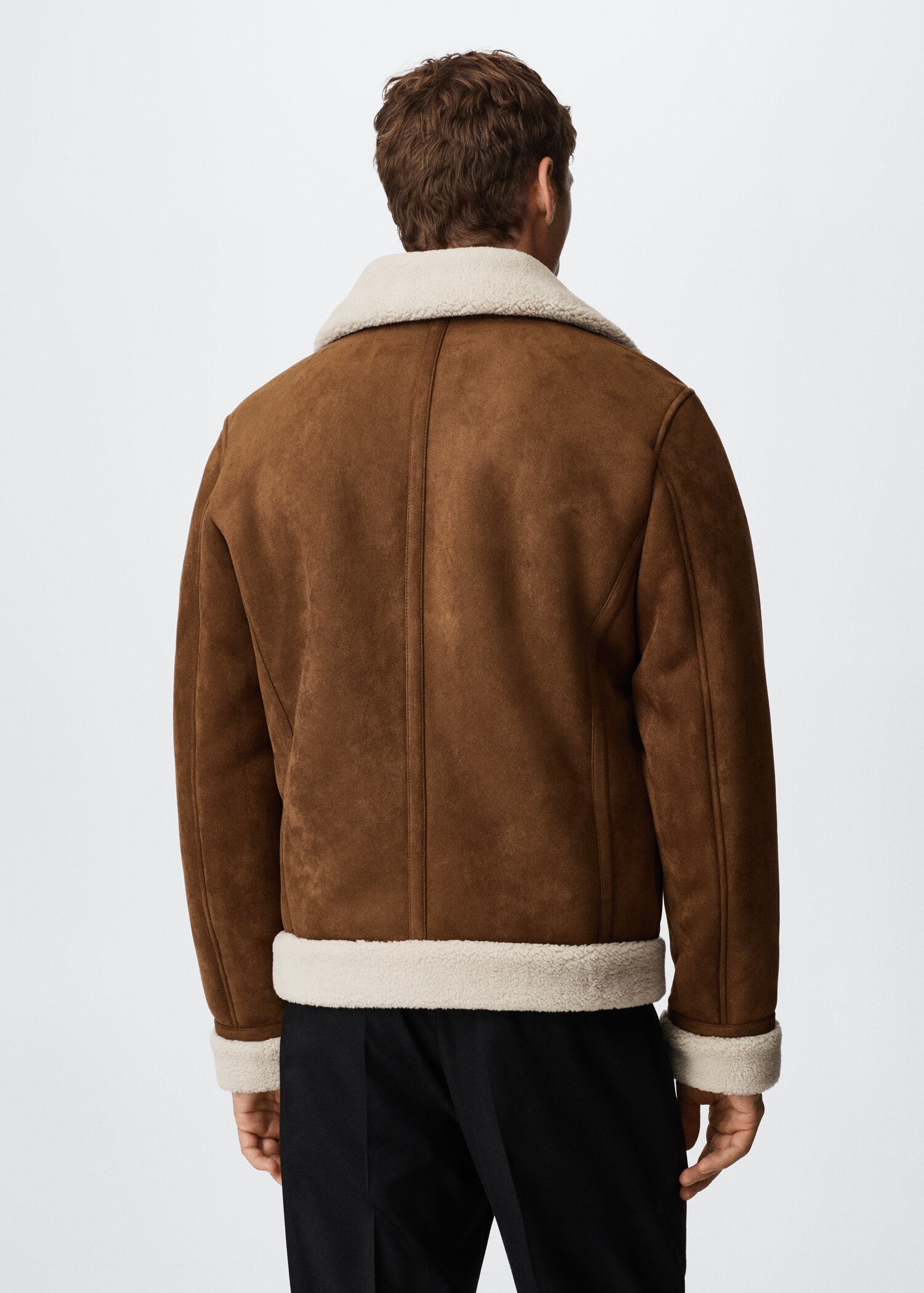 Blouson aviateur imitation mouton - Verso de l’article