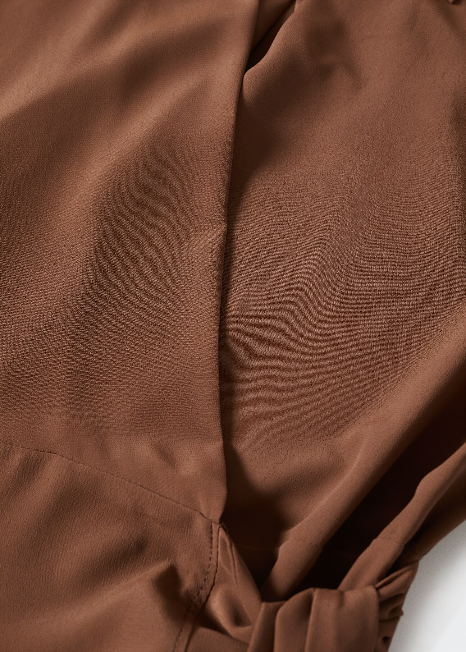 Knotted wrap dress - Details of the article 8