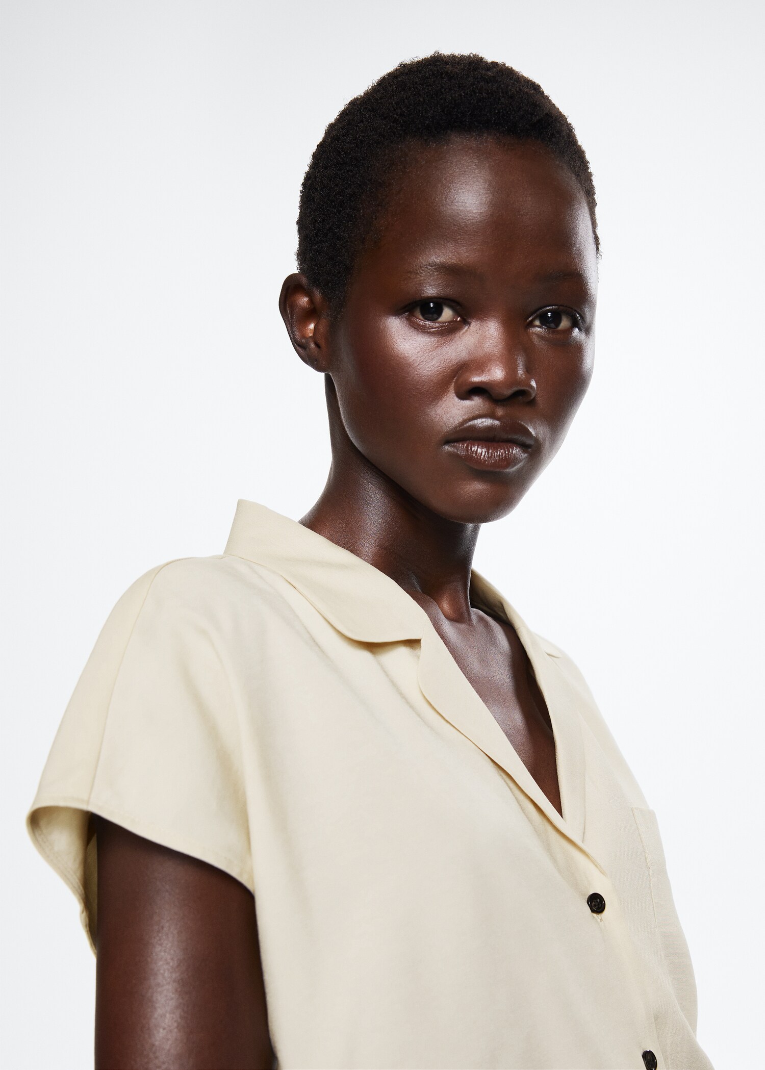 Pocket flowy shirt - Details of the article 1