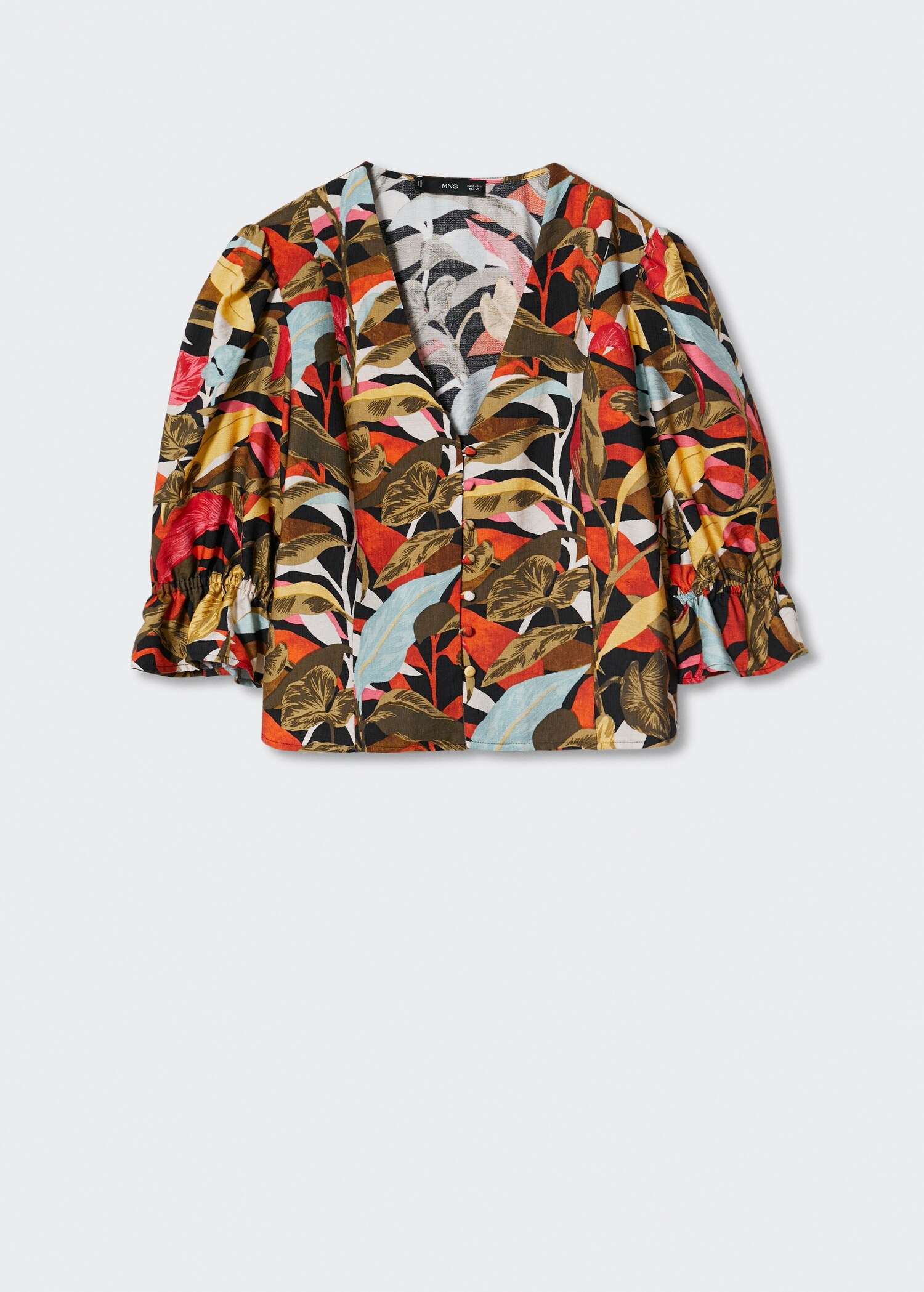 Ruffled floral blouse - Article without model