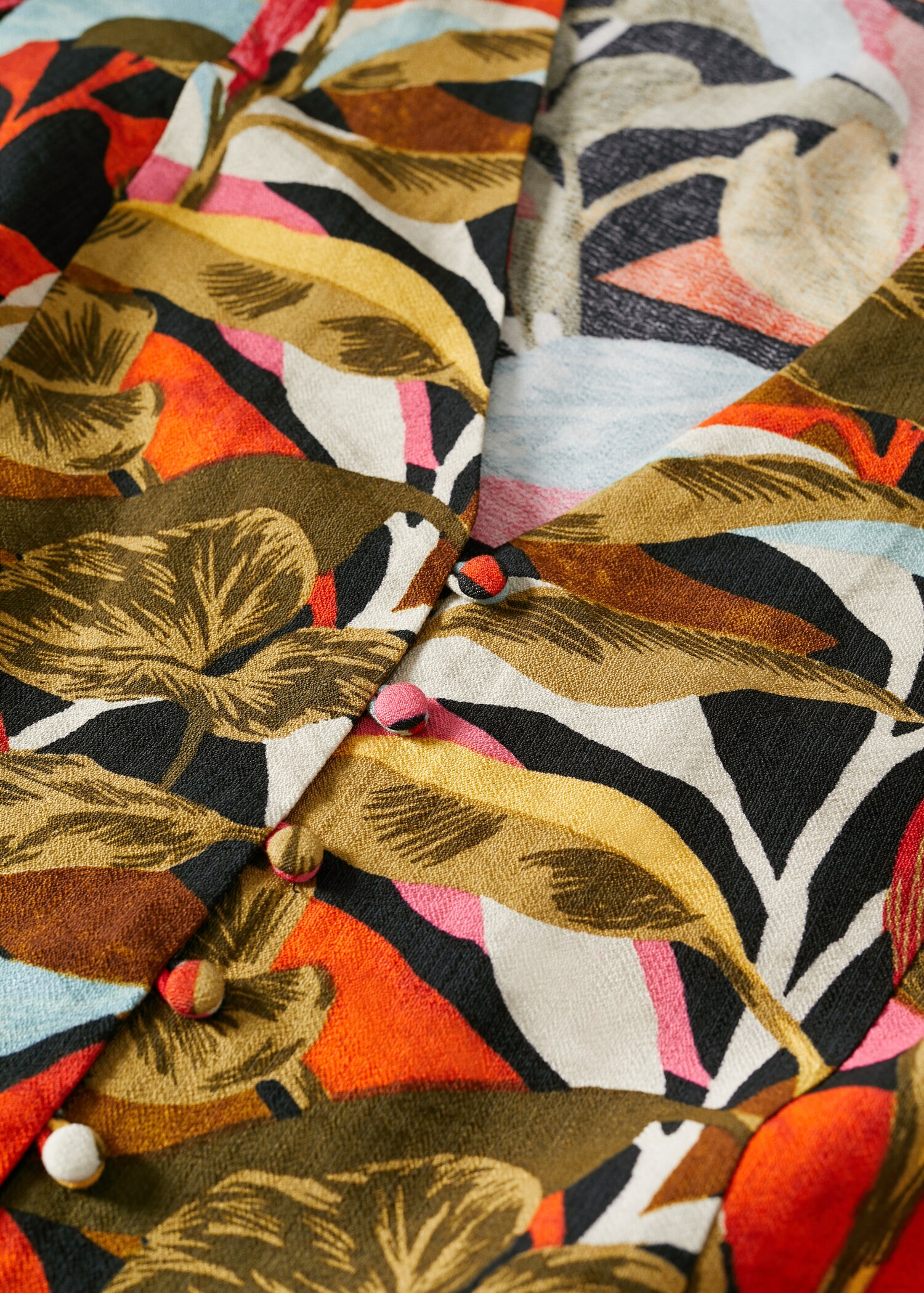 Ruffled floral blouse - Details of the article 8