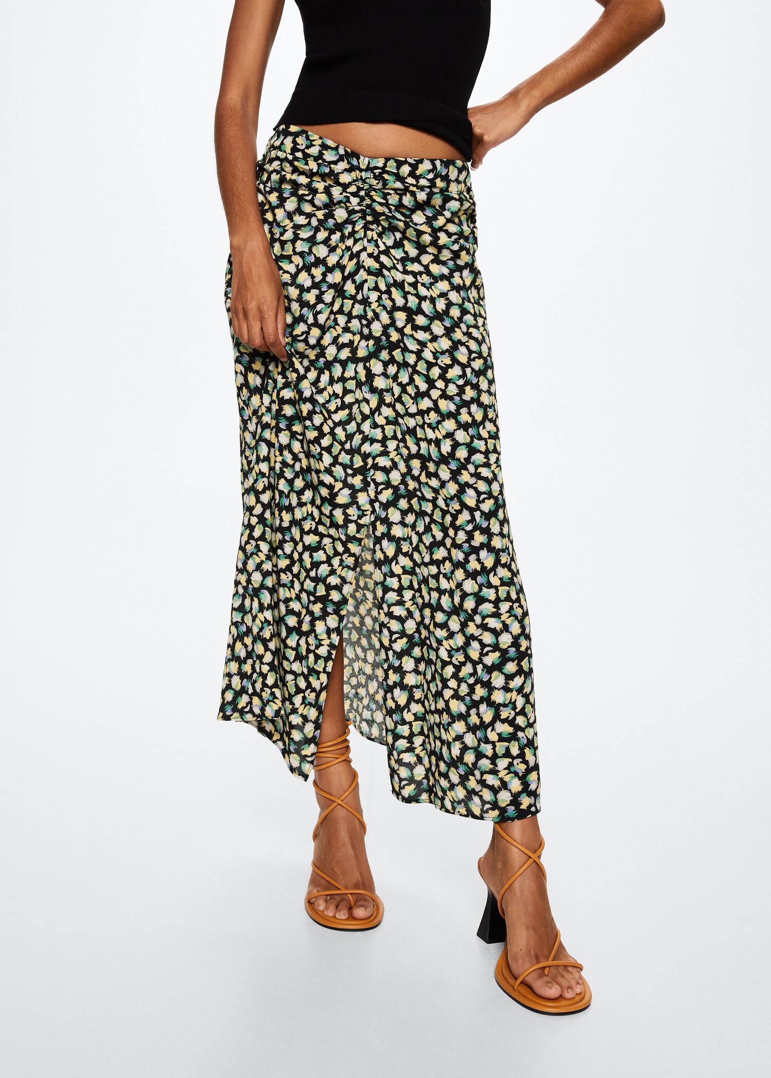Floral print skirt - Medium plane