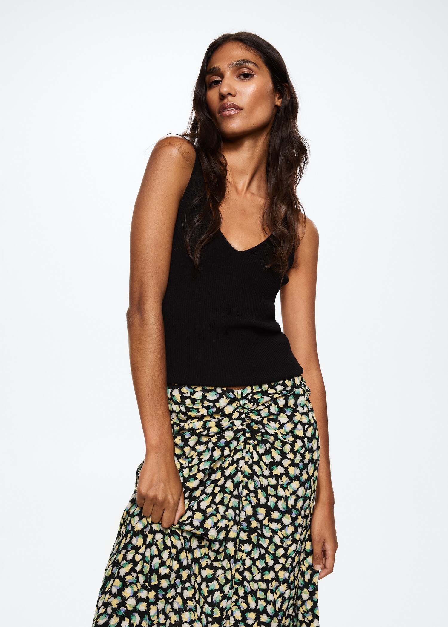 Floral print skirt - Details of the article 2