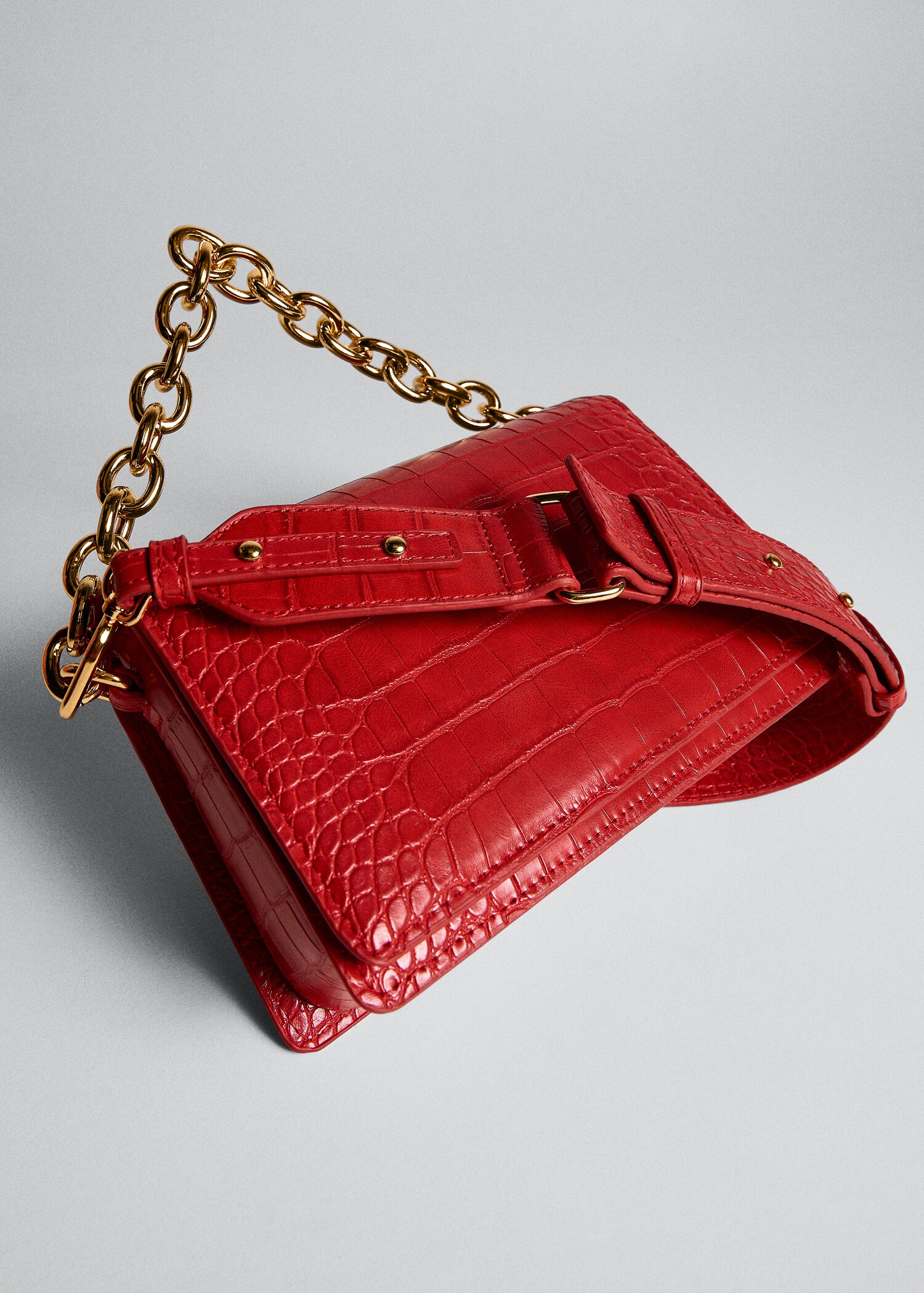 Sac anse double imitation crocodile - Détail de l'article 4