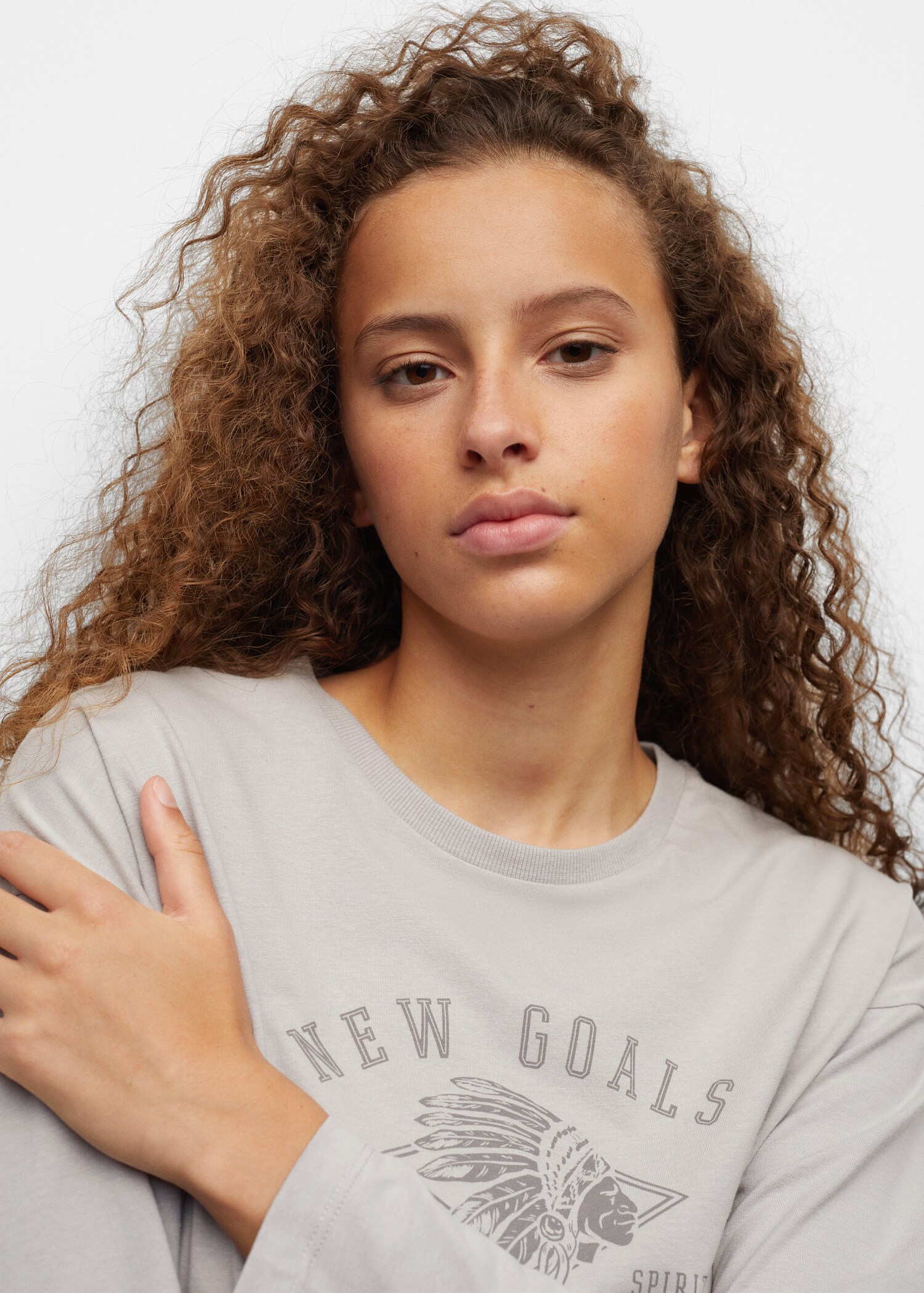 Printed long sleeve t-shirt - Details of the article 1