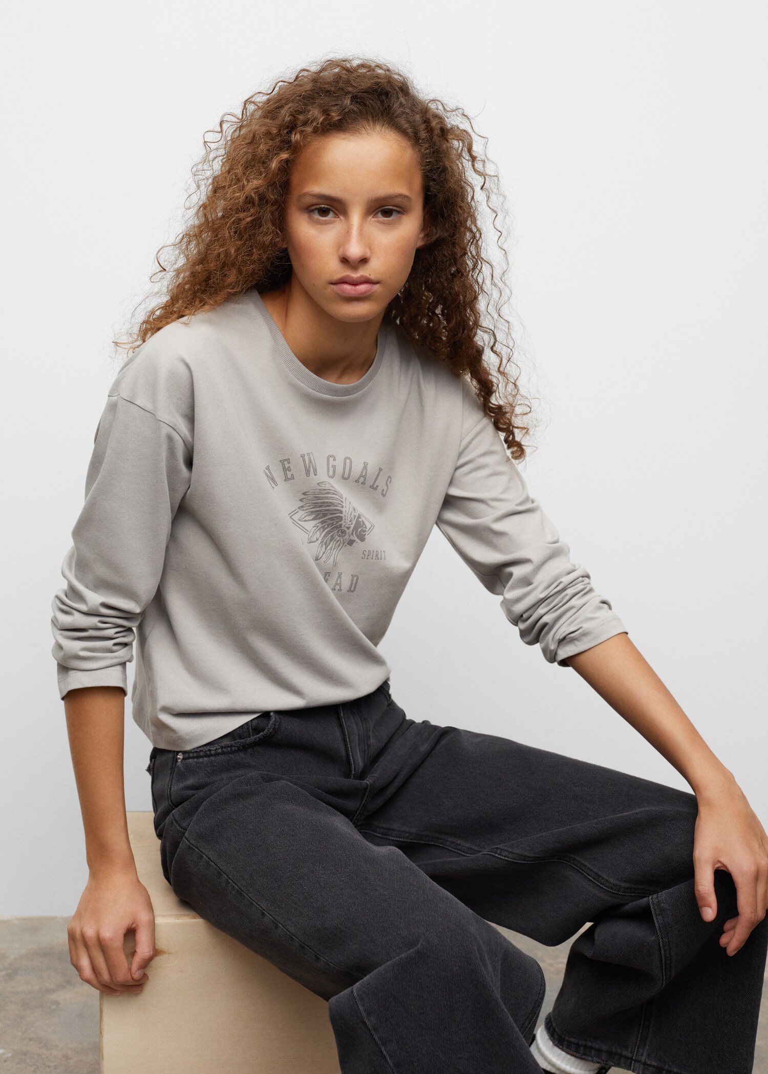 Printed long sleeve t-shirt - Details of the article 2