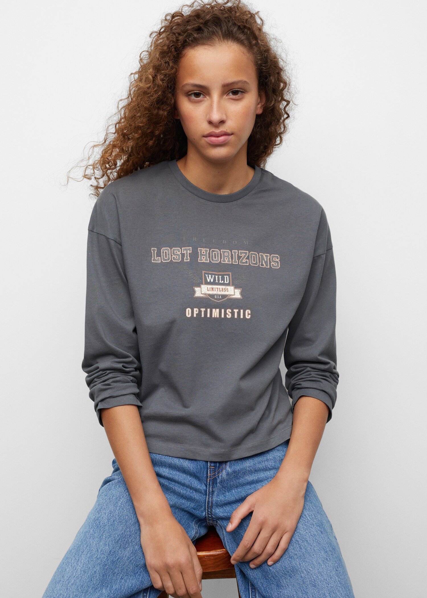 Printed long sleeve t-shirt - Details of the article 2