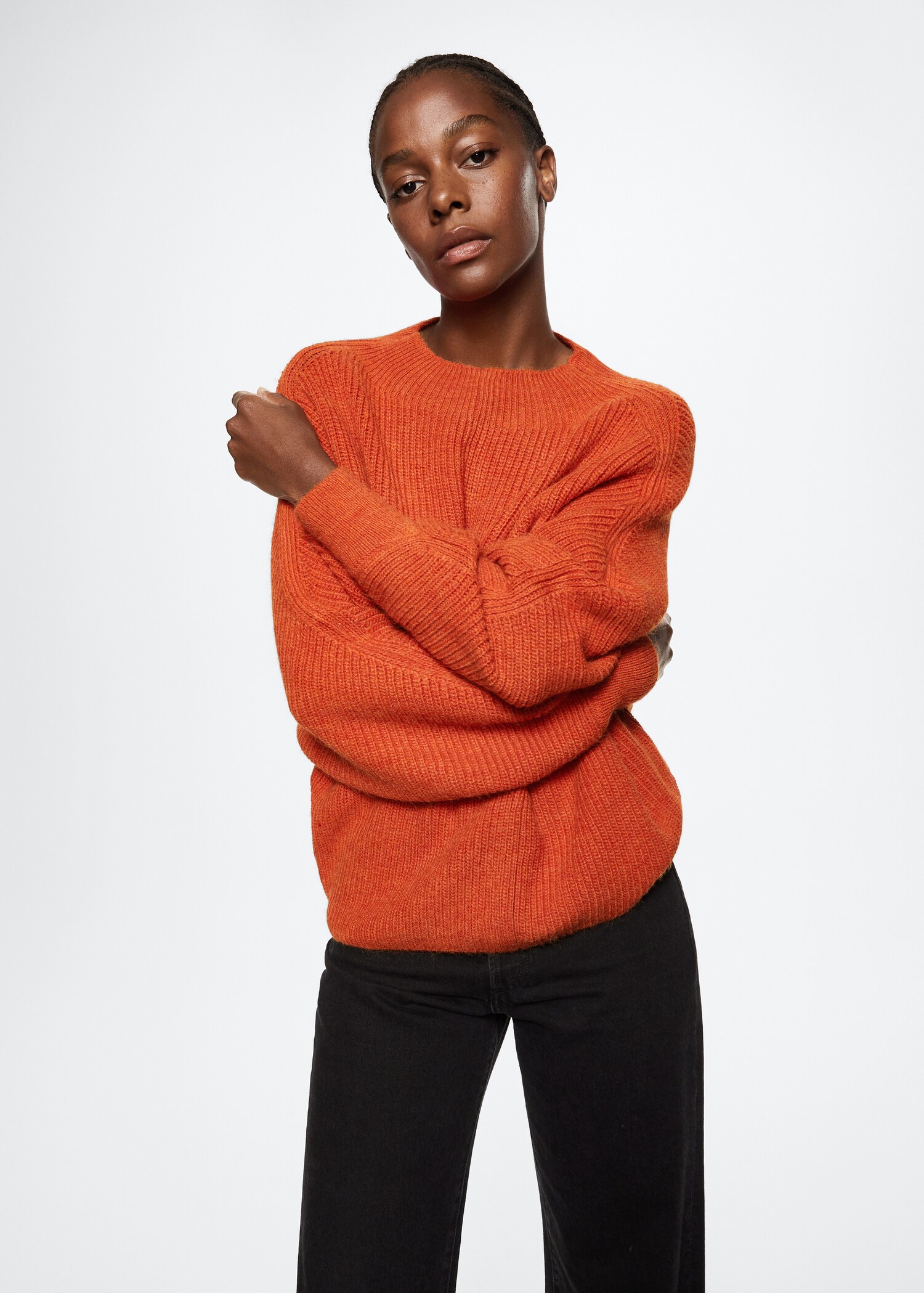 Chunky-knit sweater - Medium plane