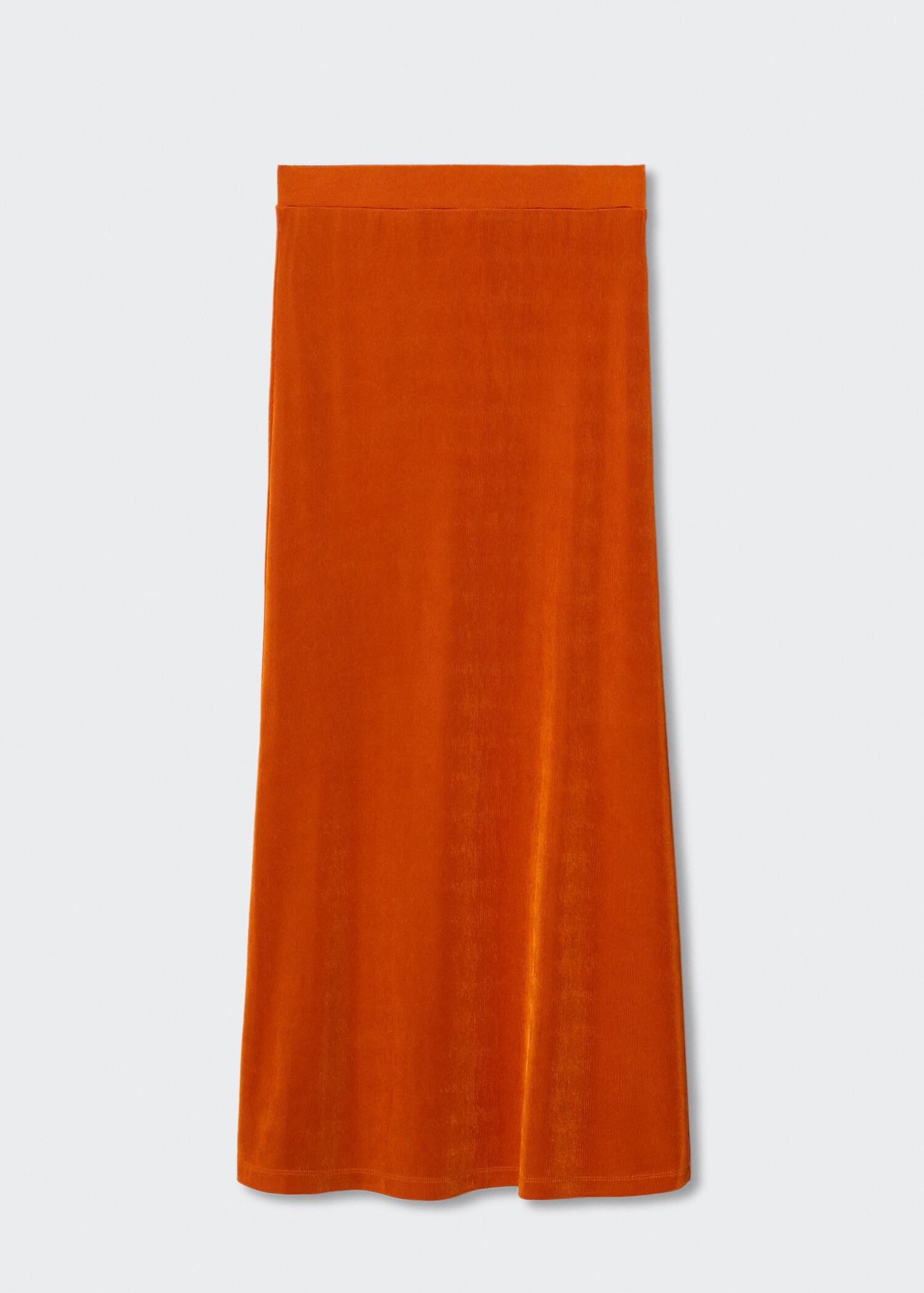 Midi satin skirt - Article without model