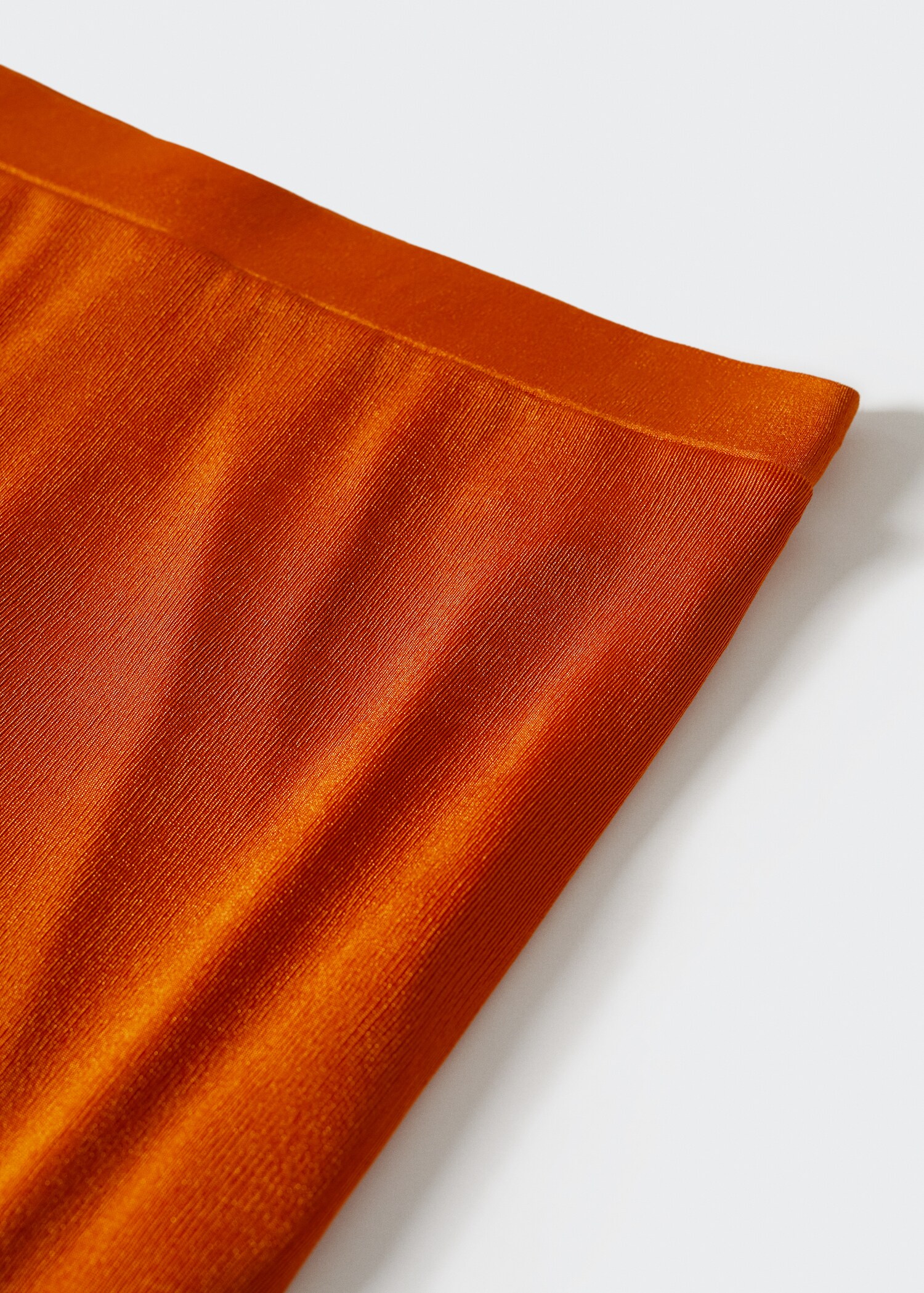 Midi satin skirt - Details of the article 8