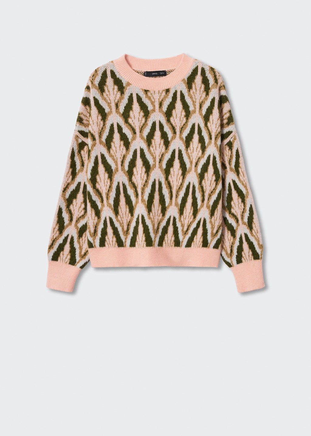 Oversize printed sweater - Women | MANGO Georgia Oversize printed sweater - Women | MANGO Georgia
