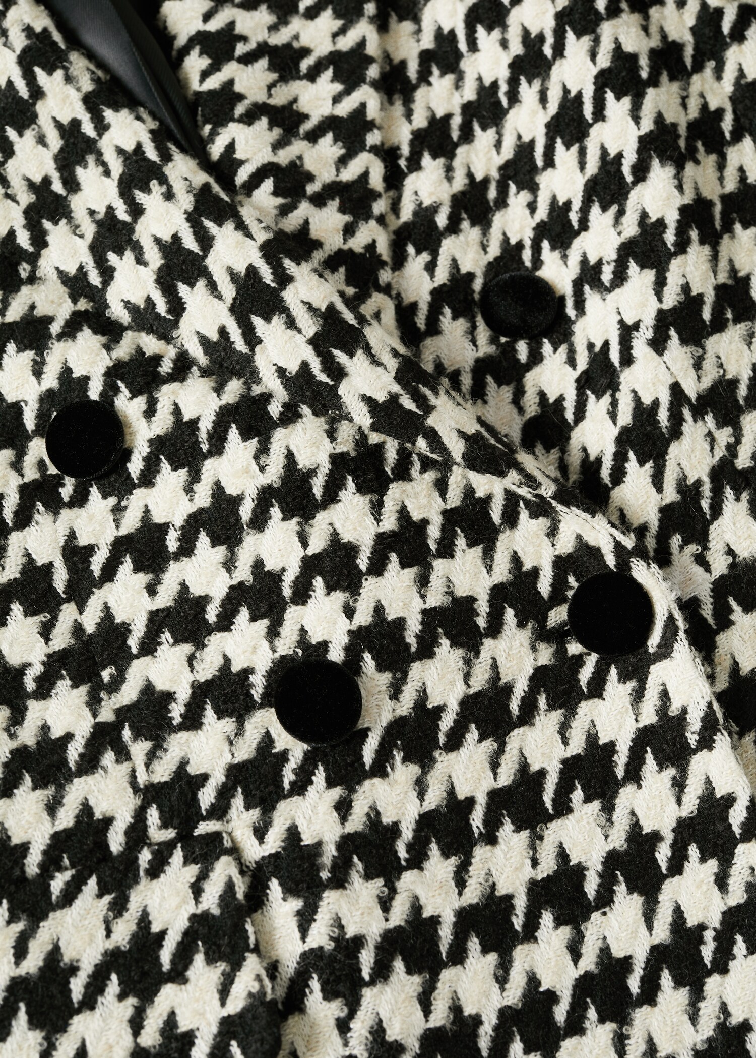 Houndstooth wool-blend coat - Details of the article 8