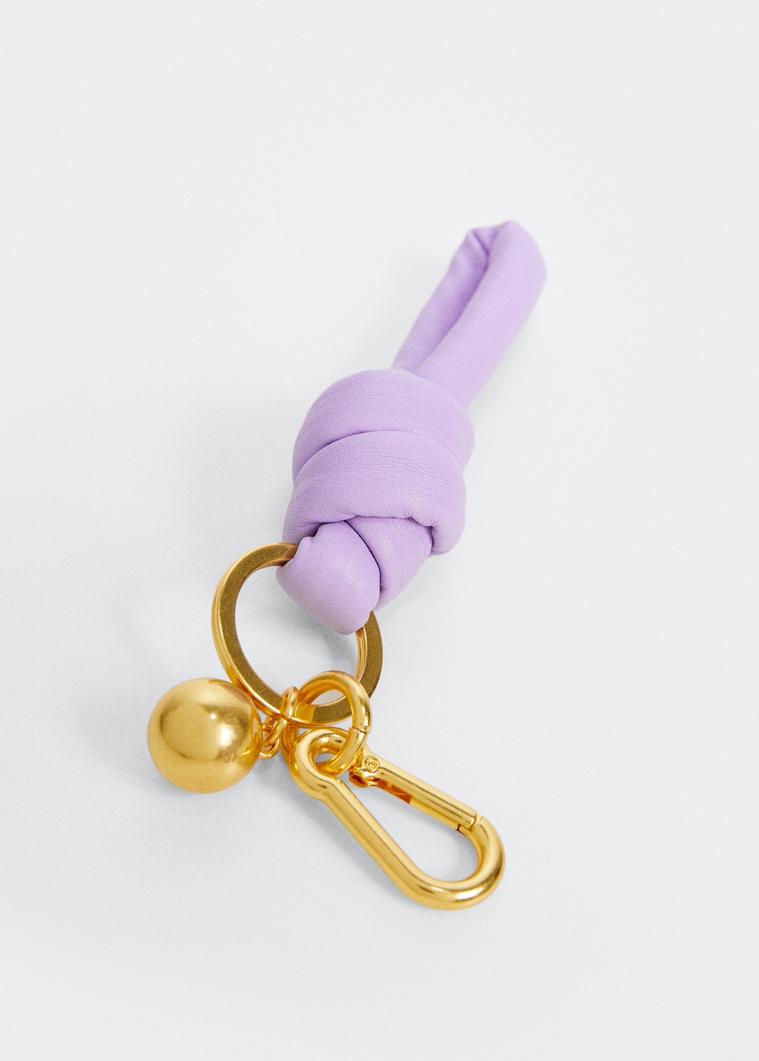 Carabiner keychain with knot - Medium plane