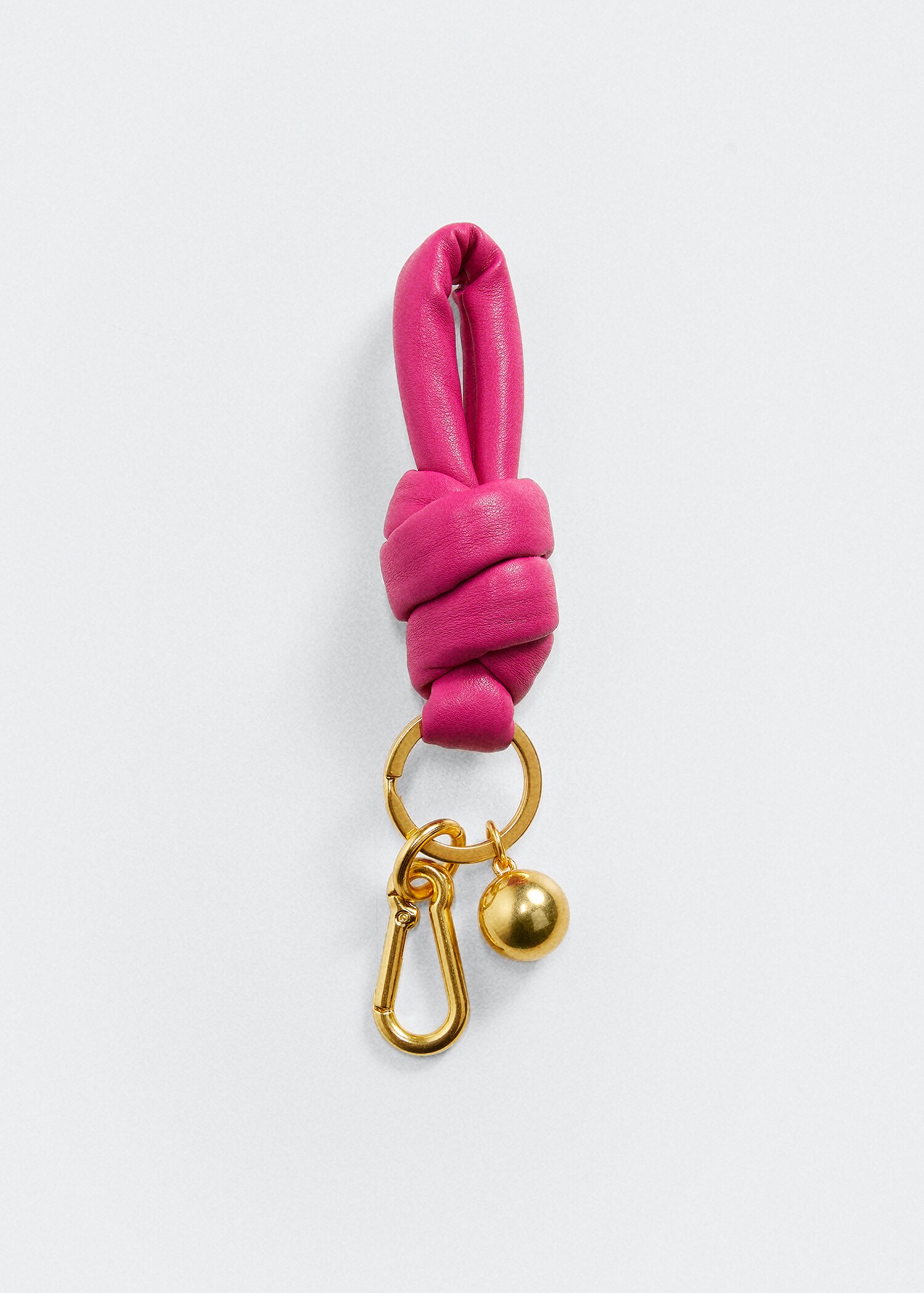 Carabiner keychain with knot - Article without model