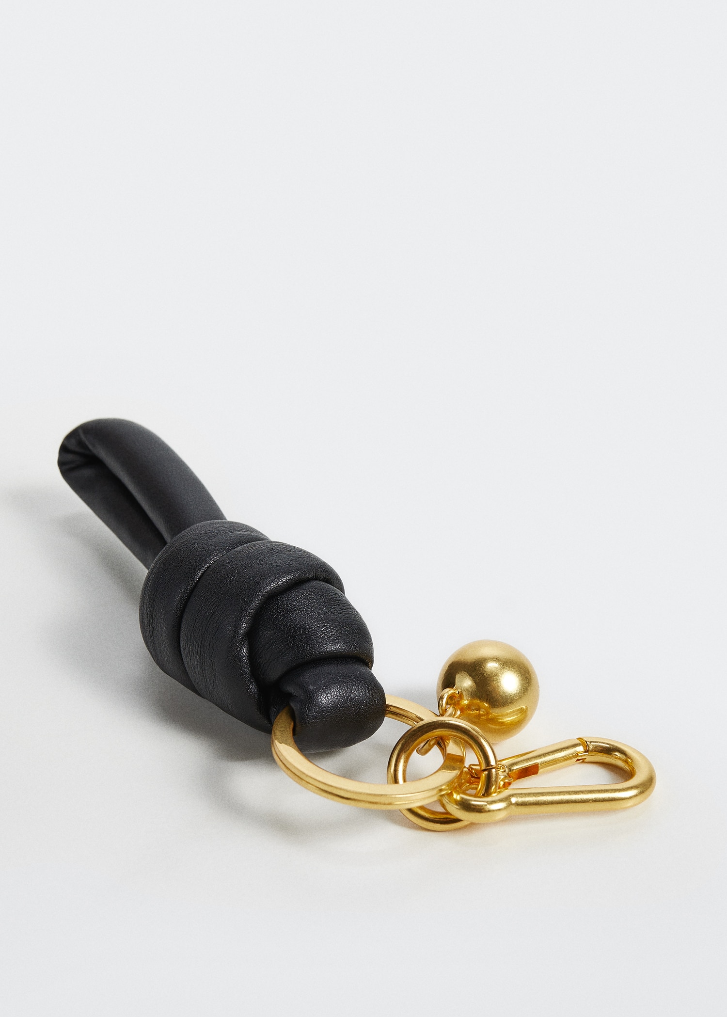 Carabiner keychain with knot - Medium plane