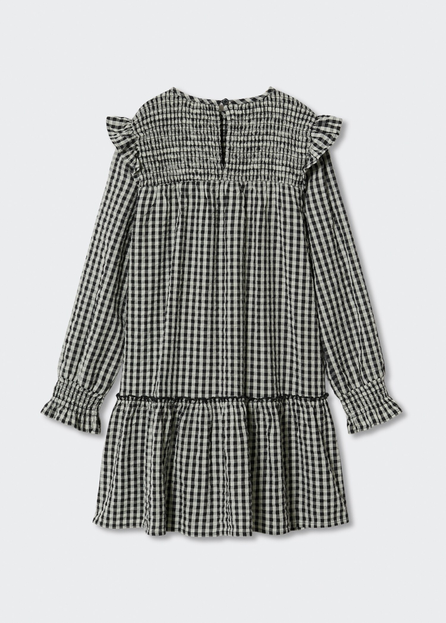 Gingham check dress - Reverse of the article