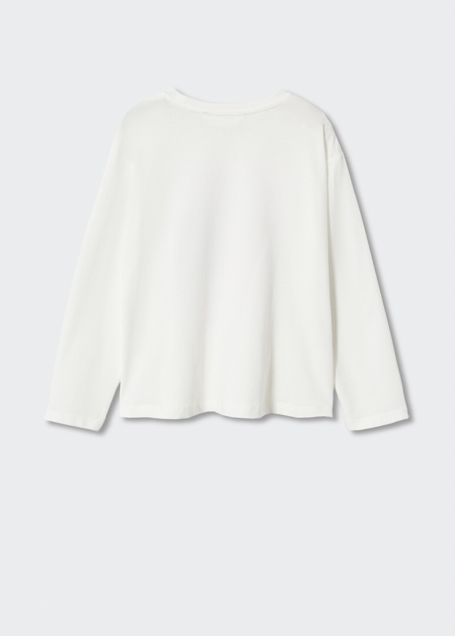 Floral print T-shirt - Reverse of the article