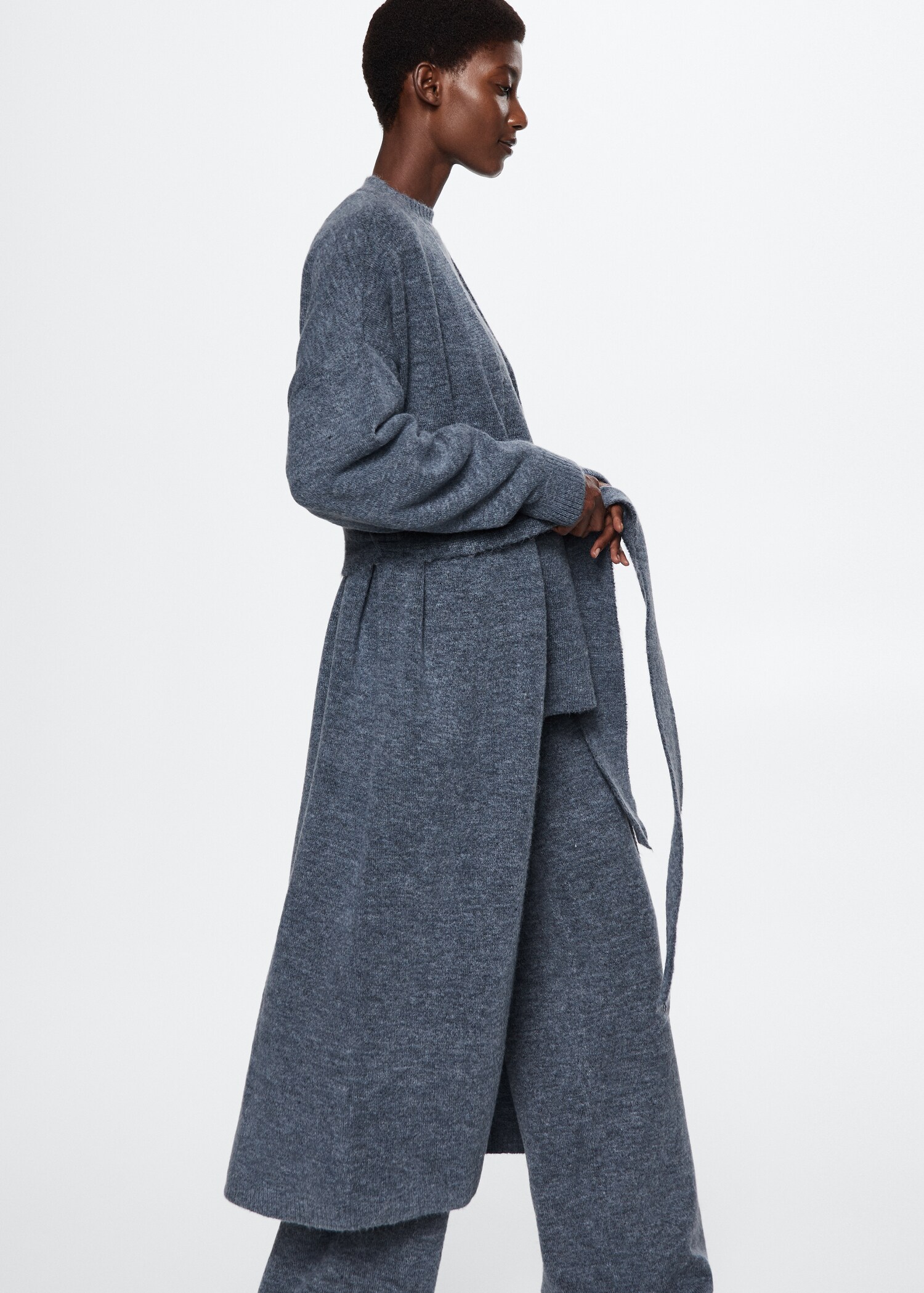 Oversized knit cardigan - Details of the article 2