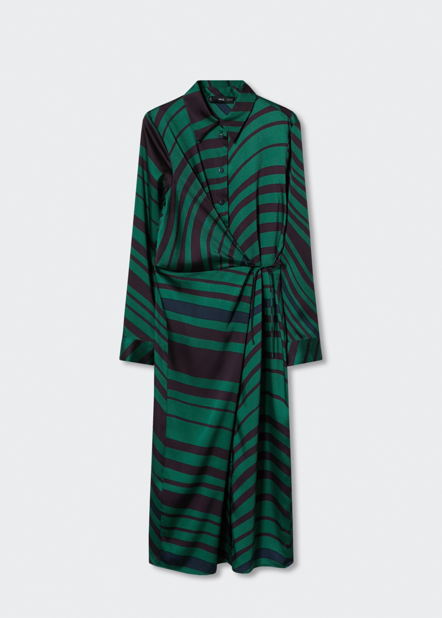 Vestido camisero satinado - Artículo sin modelo