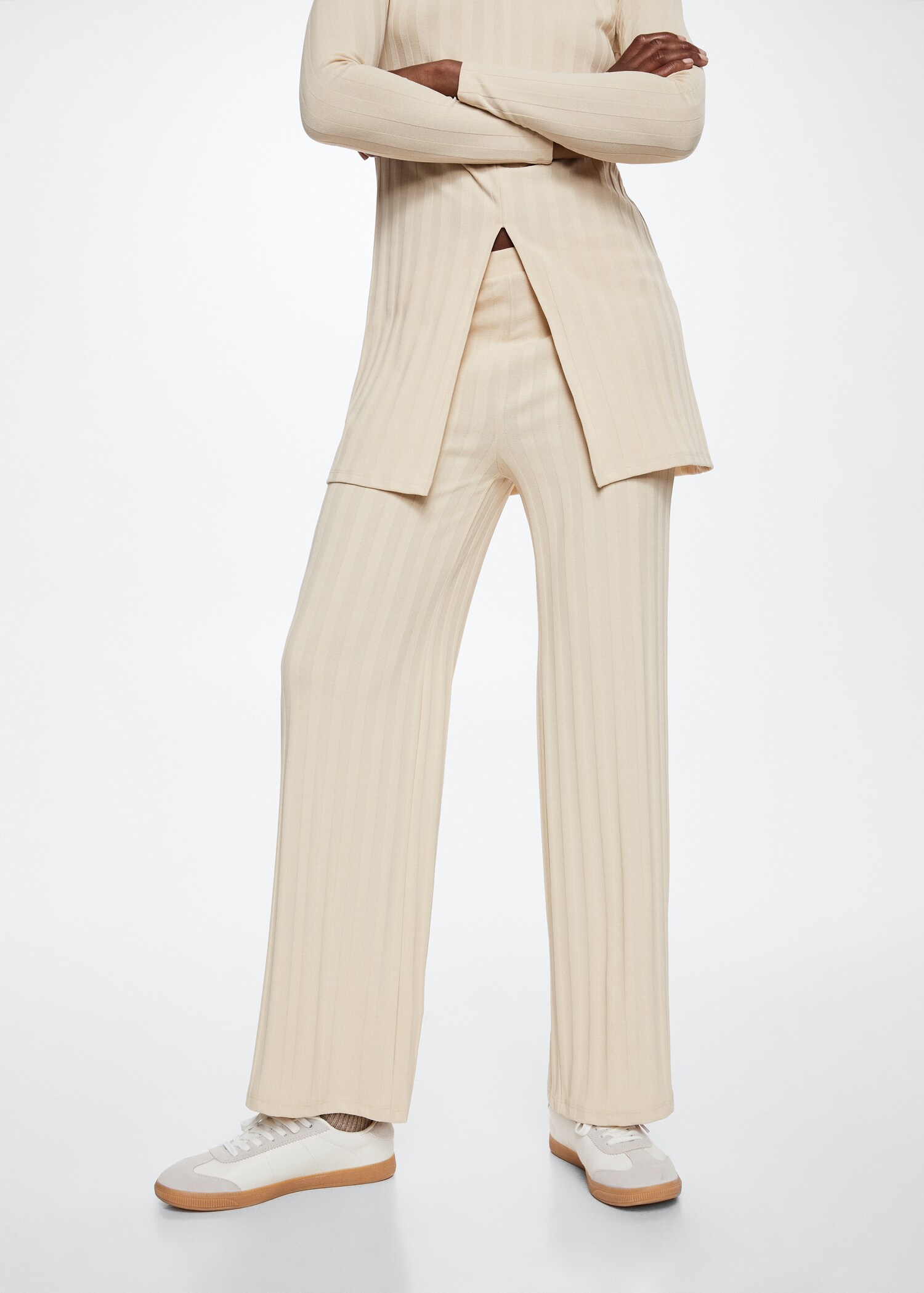 Pantalon évasé maille - Détail de l'article 6