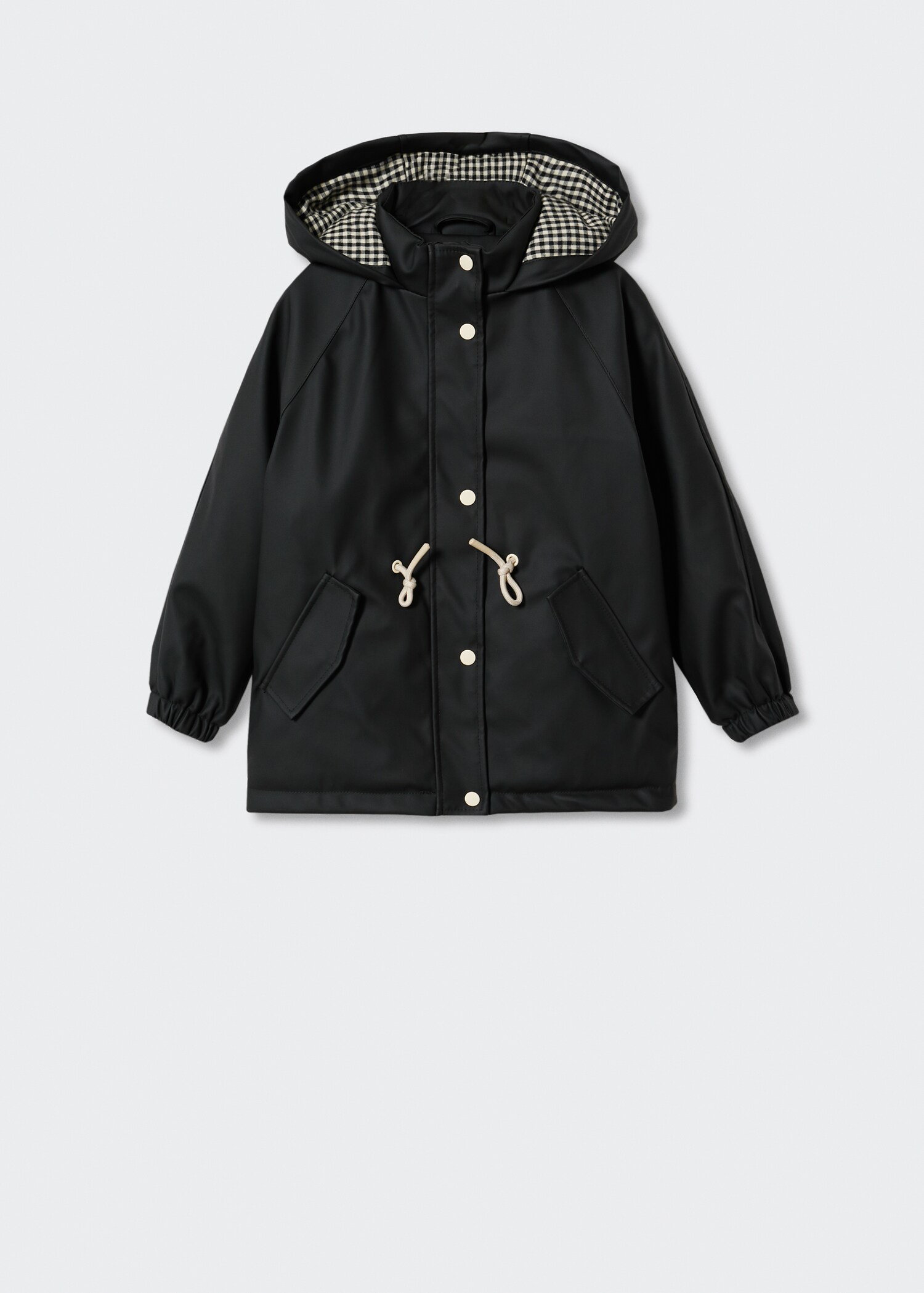 Hooded water-repellent parka - Article without model