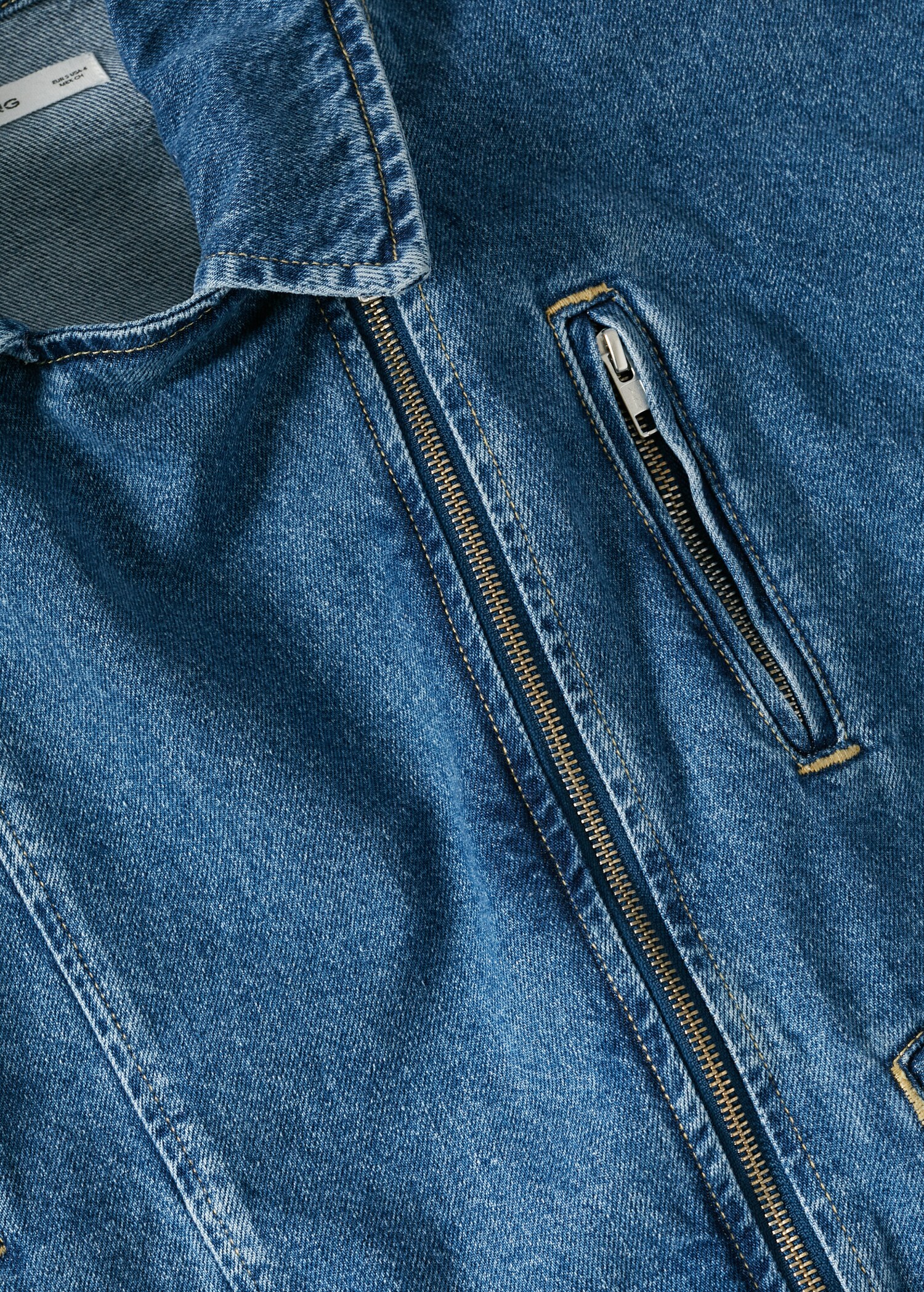 Denim biker jacket - Details of the article 8
