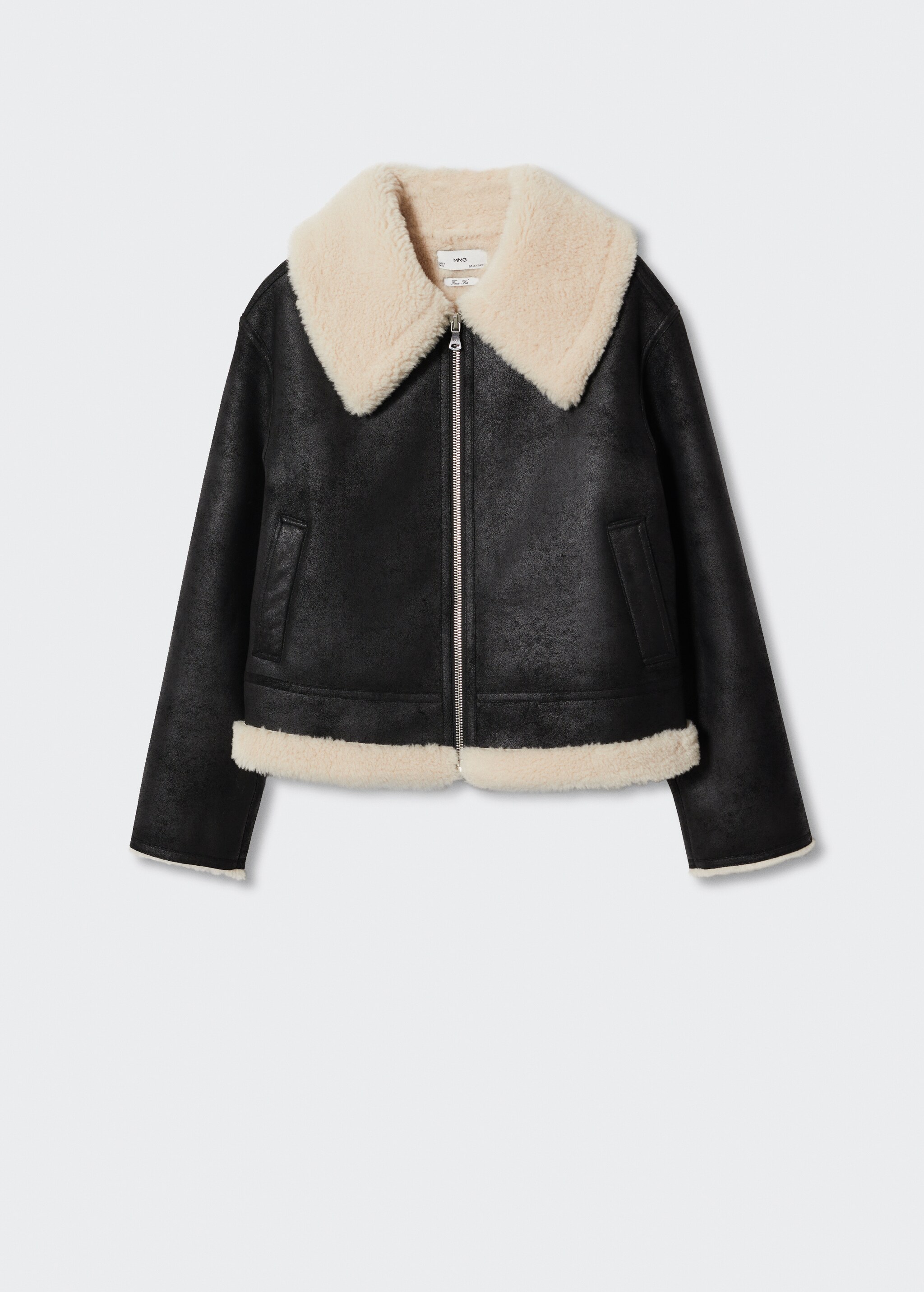 Shearling collar jacket - Article without model