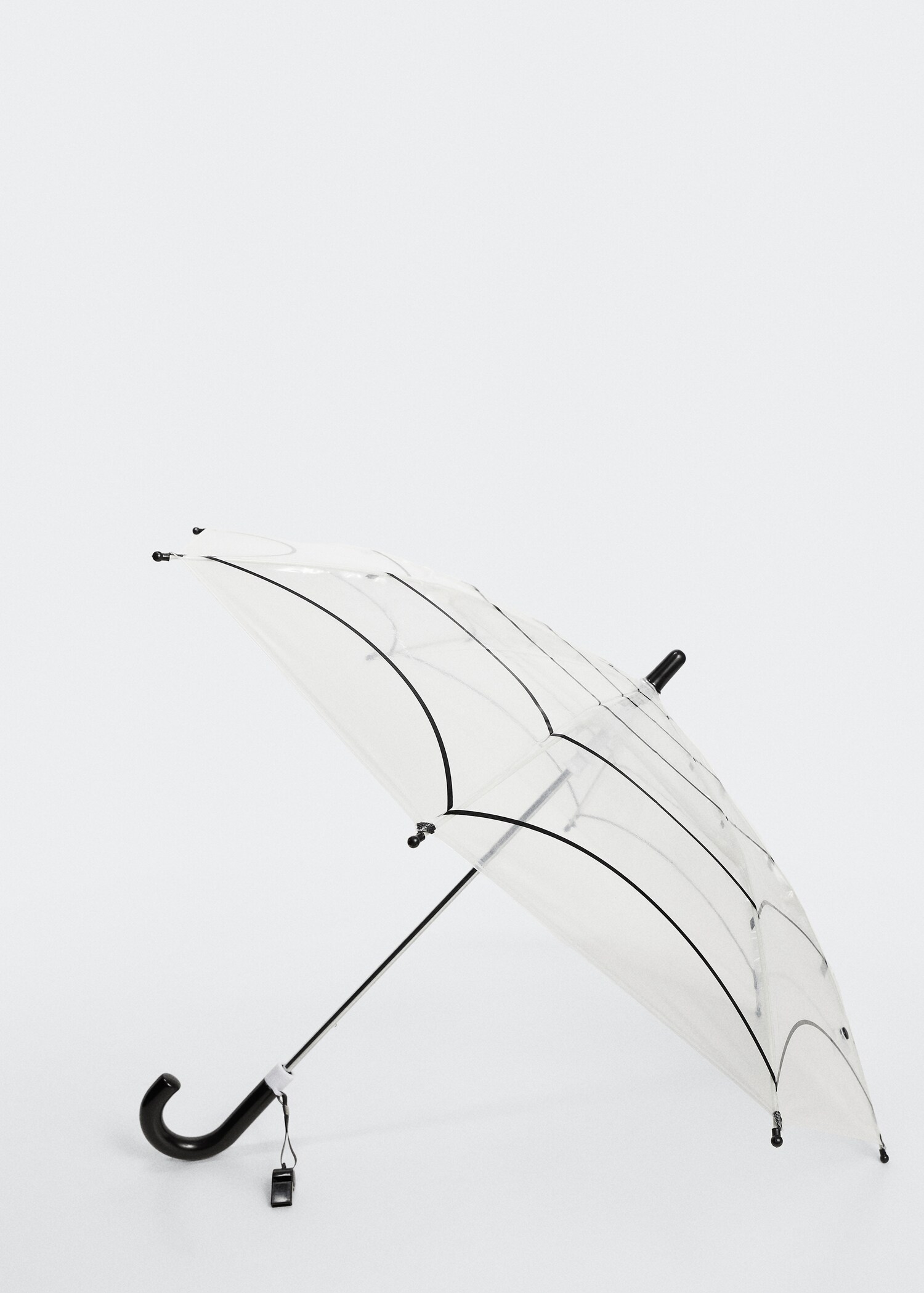 Parapluie transparent imprimé - Plan moyen