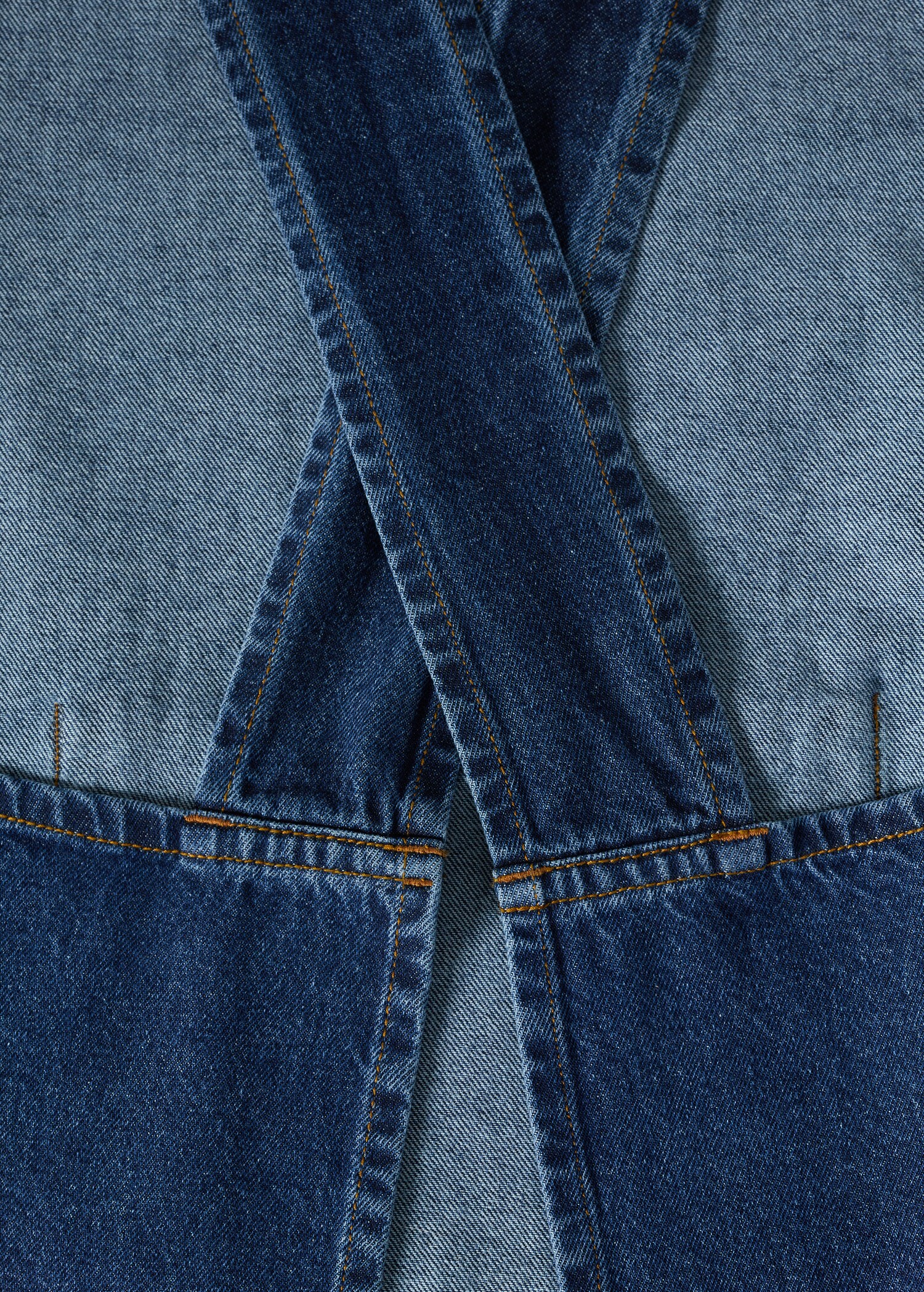 Gekruist denim keukenschort - Detail van het artikel 3
