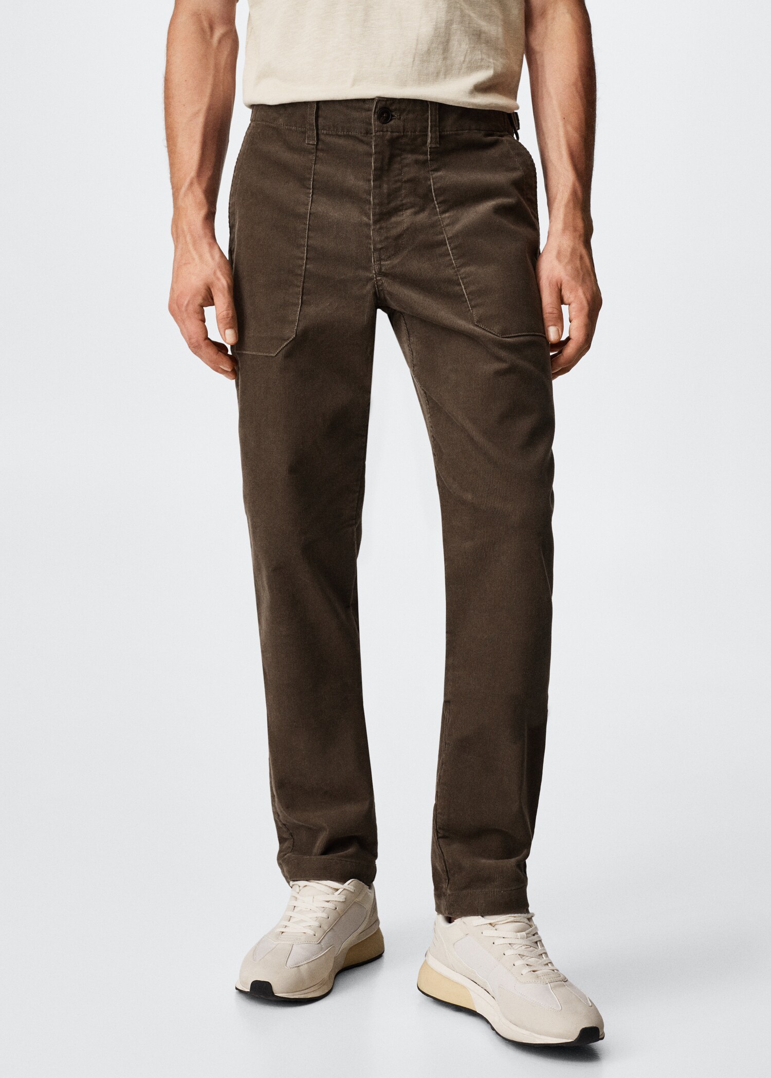 Worker corduroy pants - Medium plane