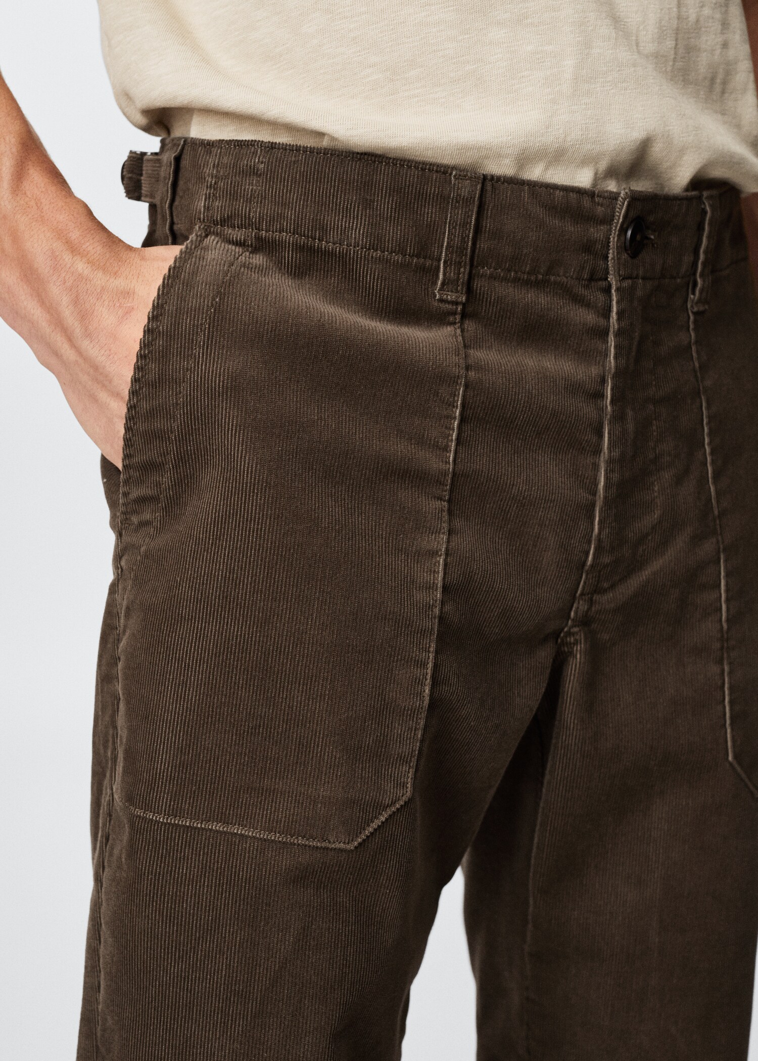 Worker corduroy pants - Details of the article 1