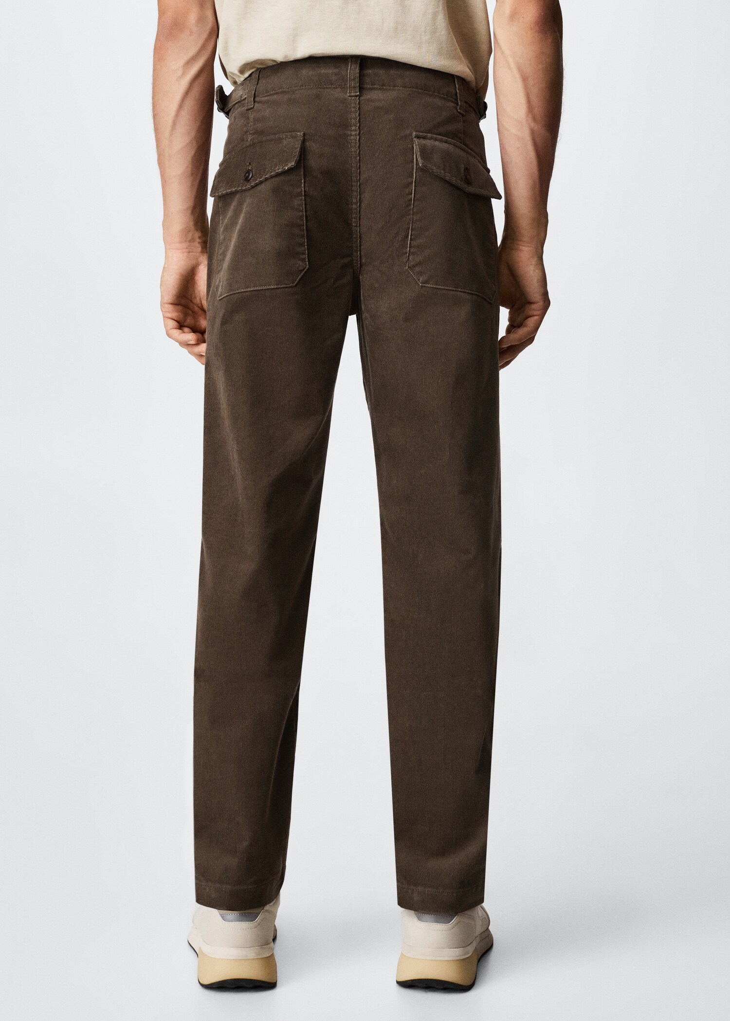 Worker corduroy pants - Reverse of the article