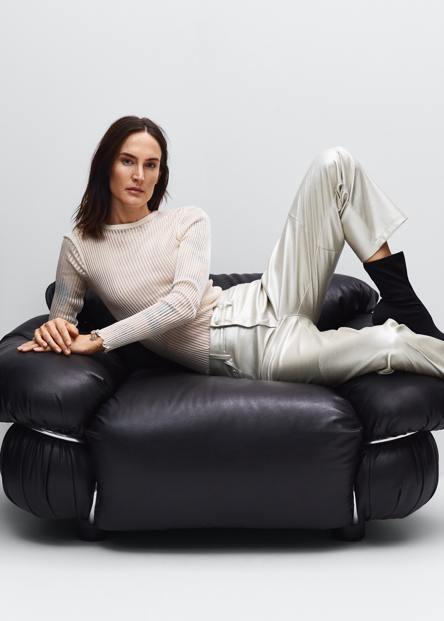 Pantalon effet métallisé - Détail de l'article 1