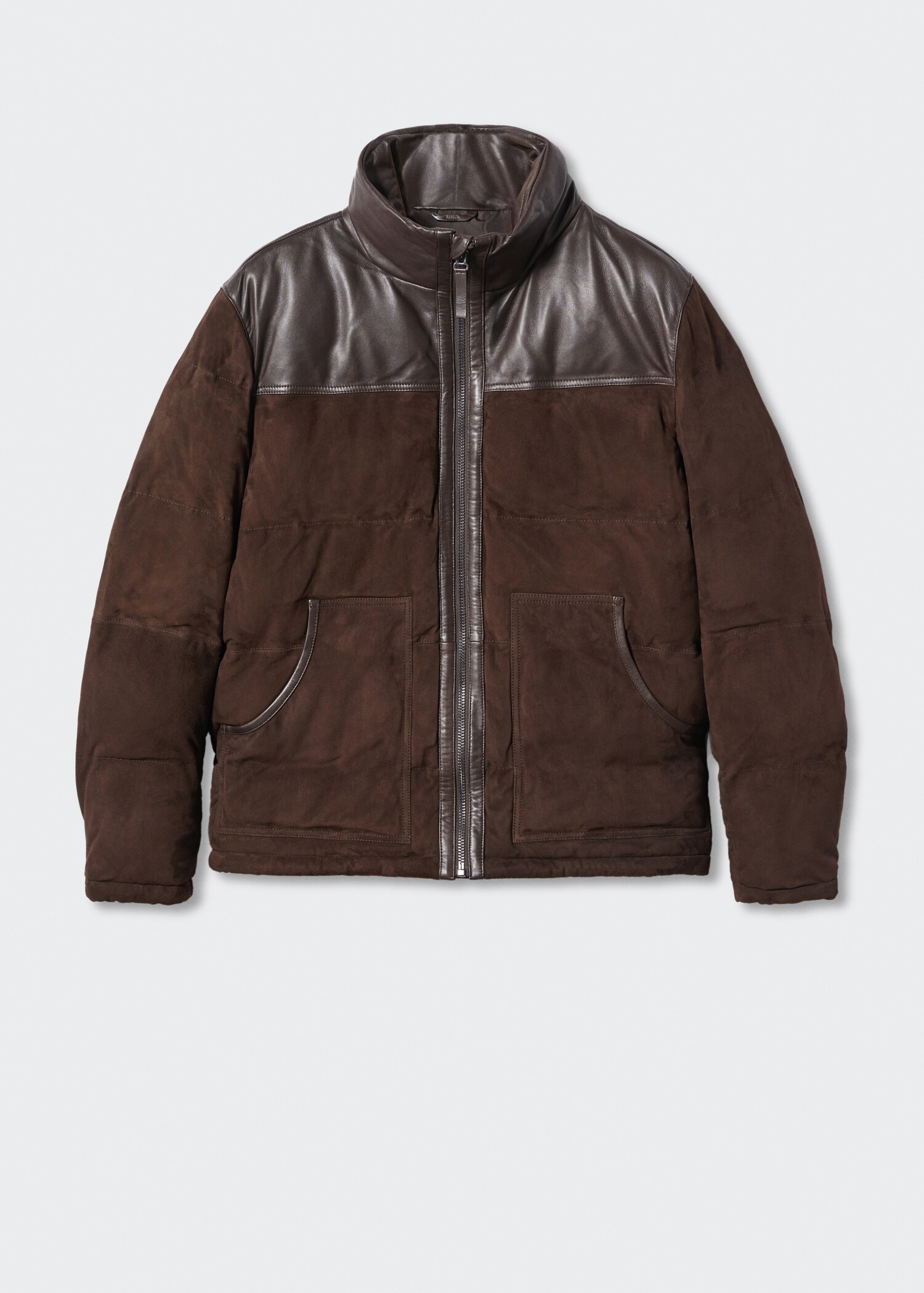 Leather quilted coat - Article without model