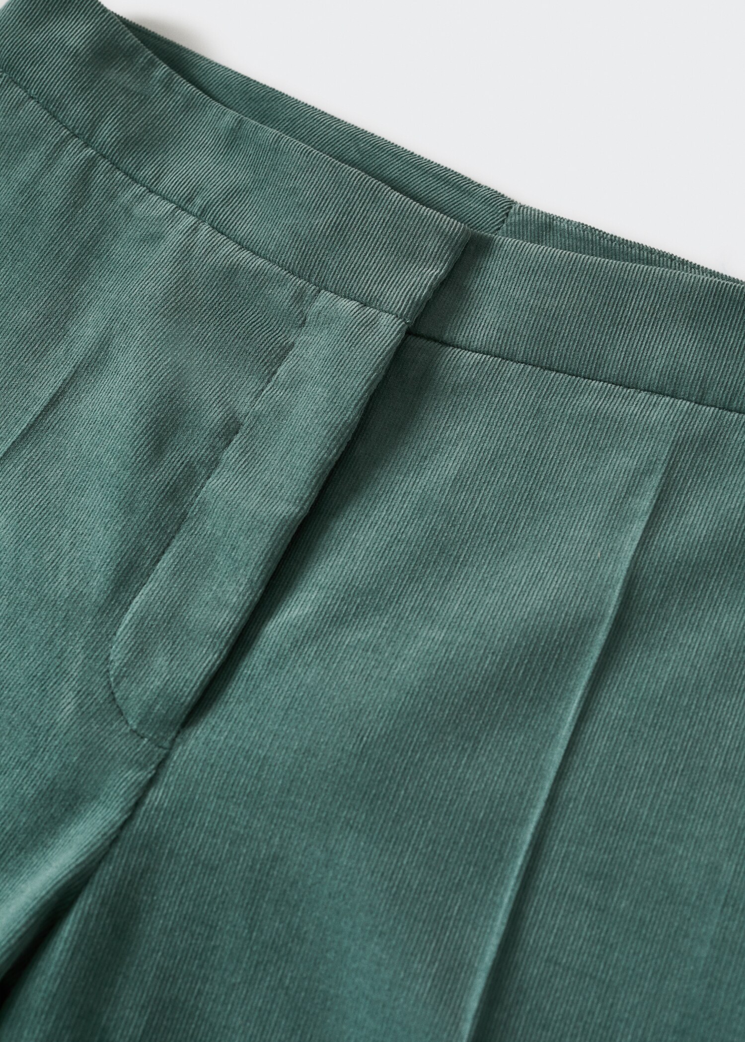 Corduroy straight pants - Details of the article 8