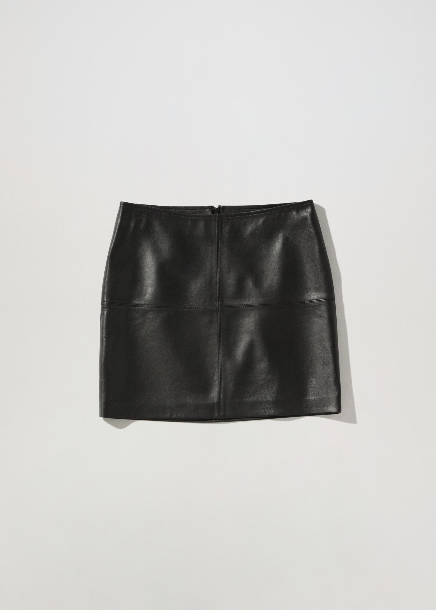 Jupe courte 100 % cuir - Article sans modèle