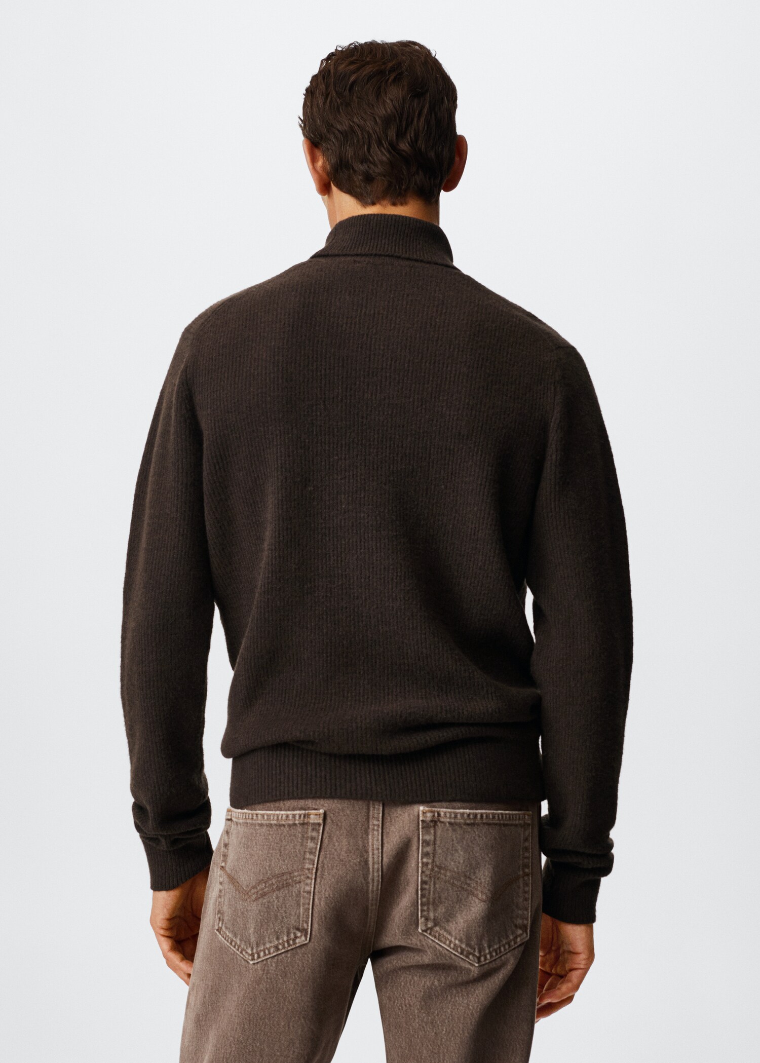 Pull-over col roulé structuré - Verso de l’article