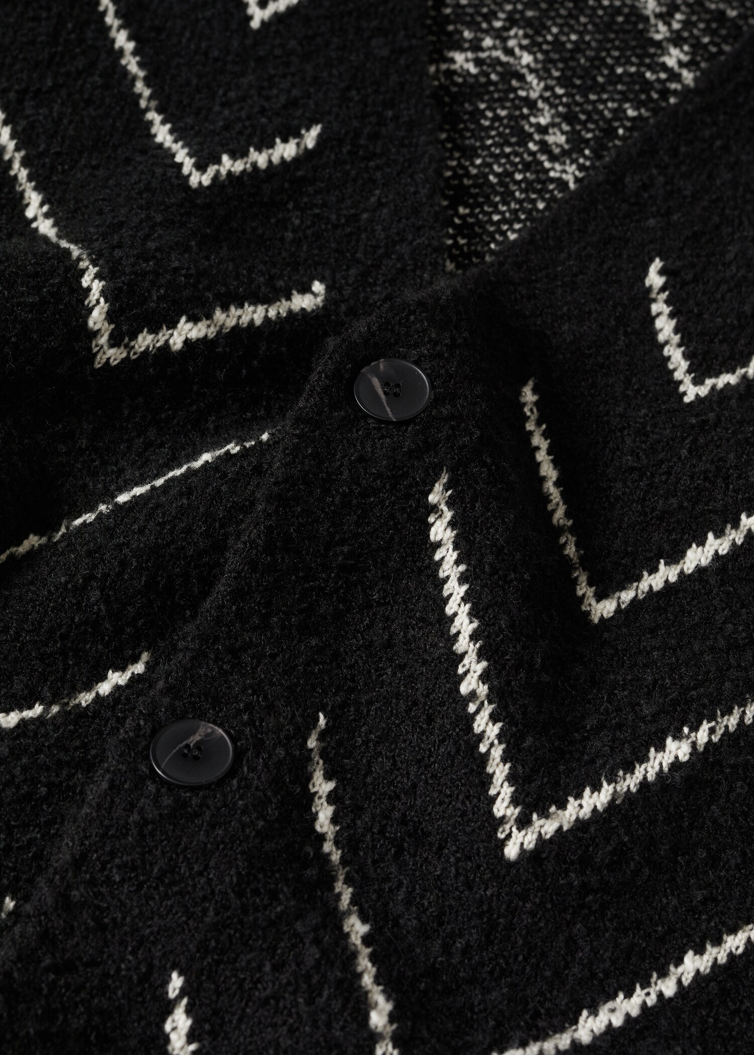 Jacquard cotton cardigan - Details of the article 8