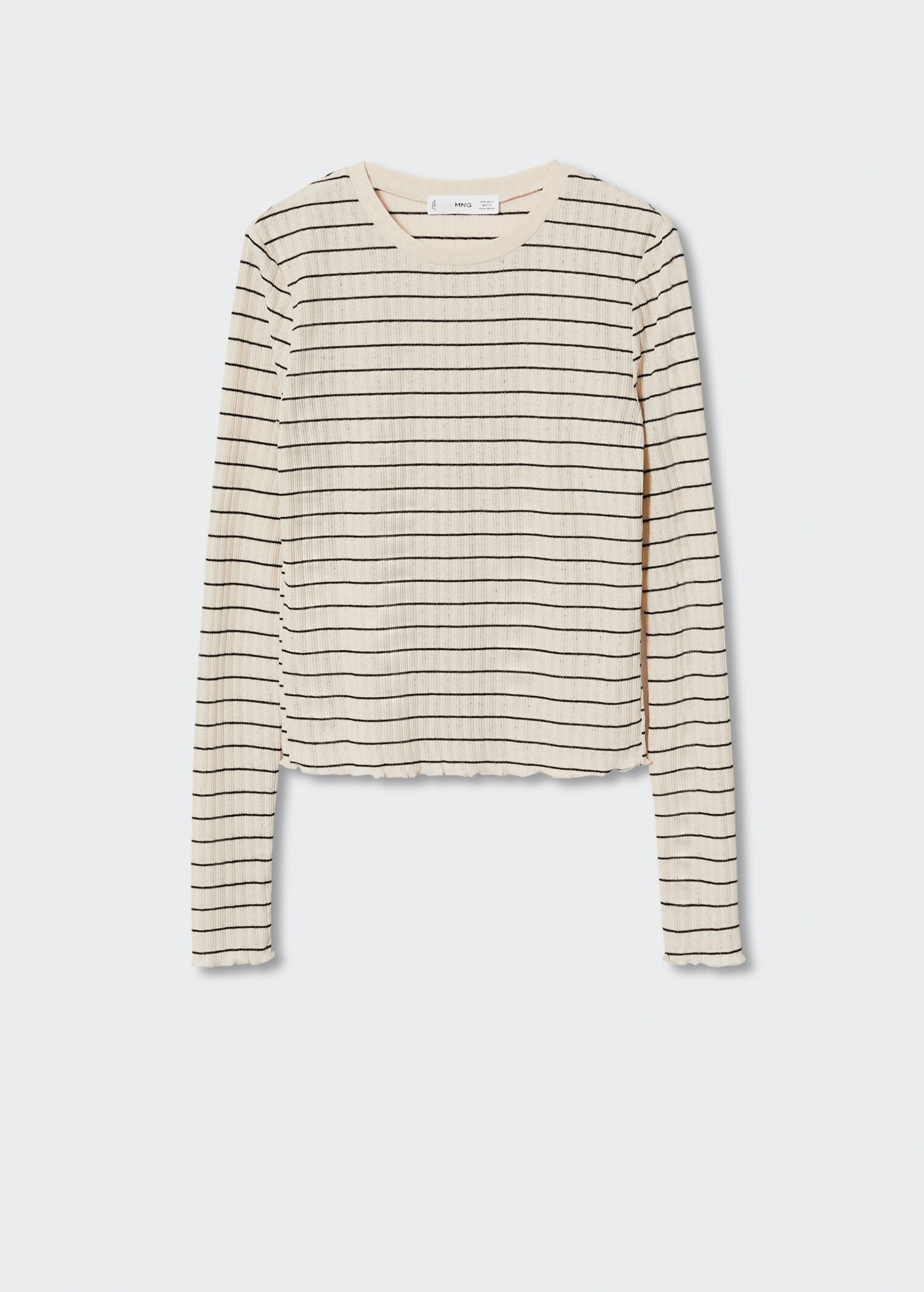 Striped long sleeves t-shirt - Article without model