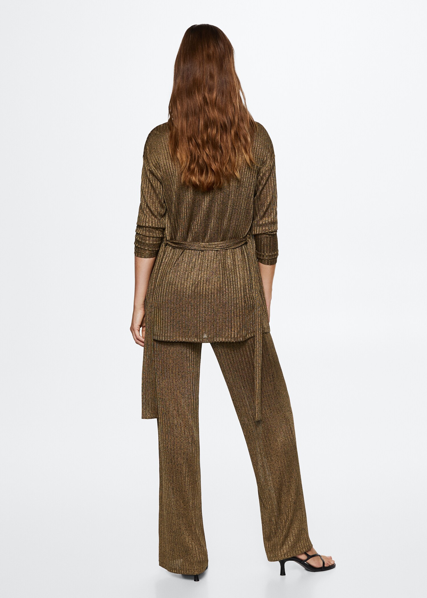 Wool-blend palazzo trousers - Reverse of the article
