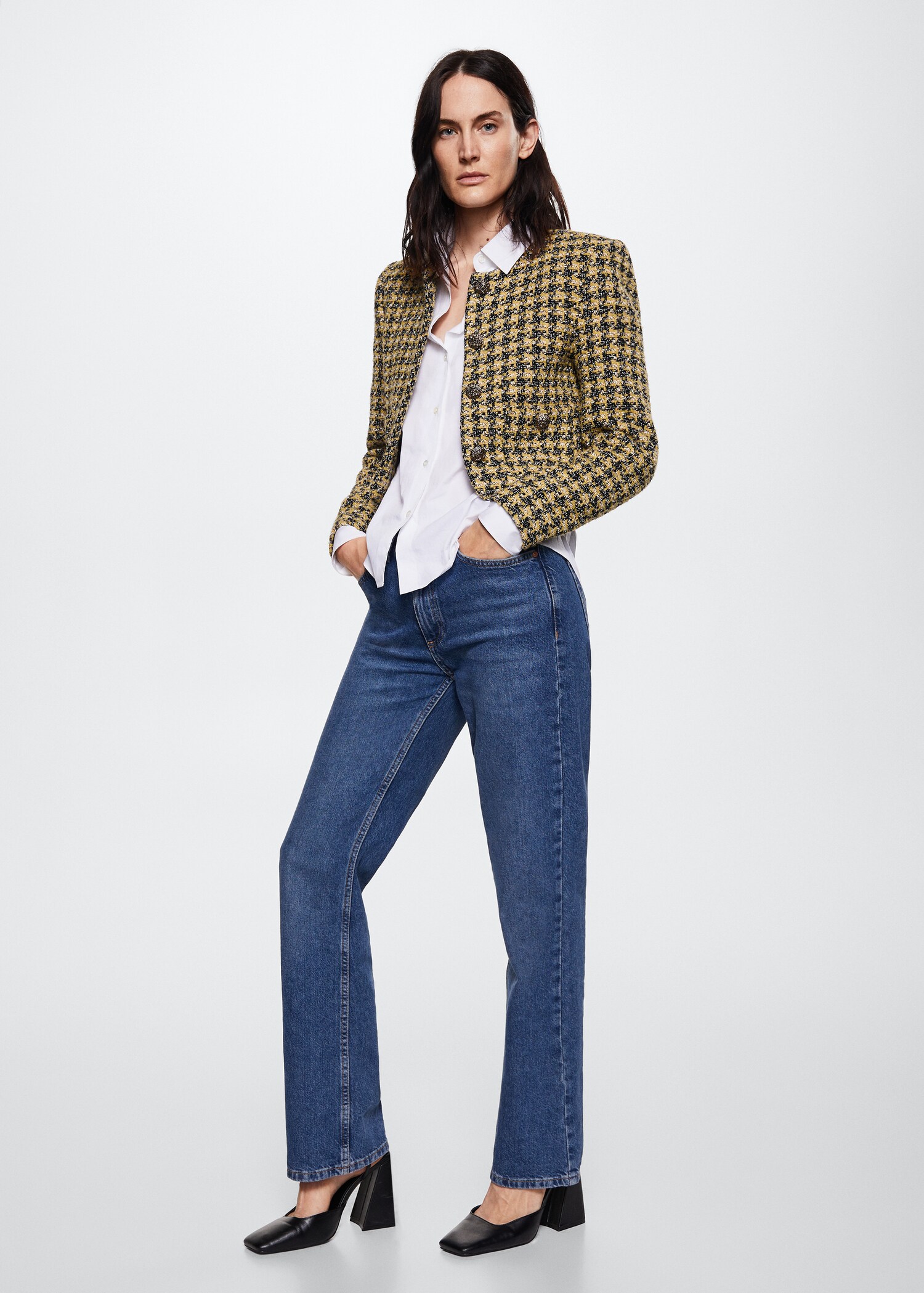 Tweed jacket with jewel buttons - Details of the article 3